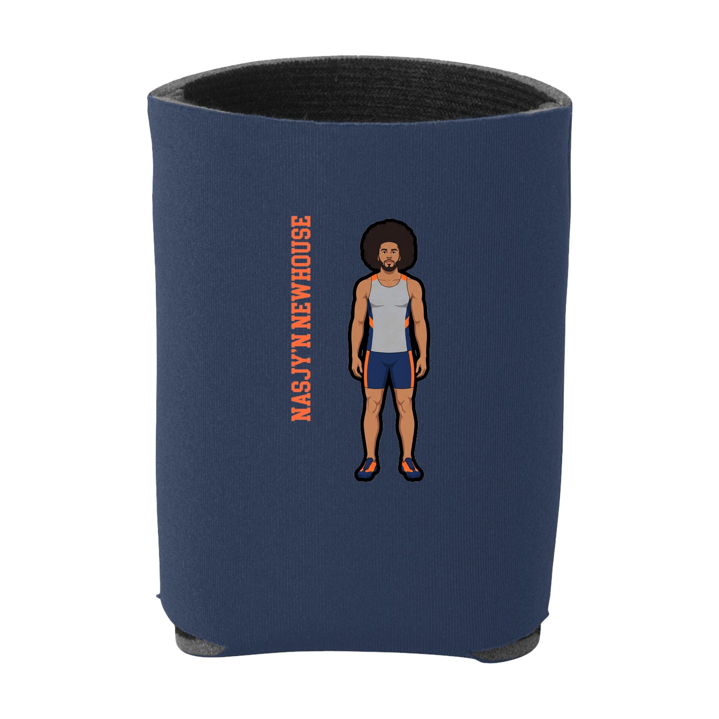 Can Holder — Name Vertical in Navy