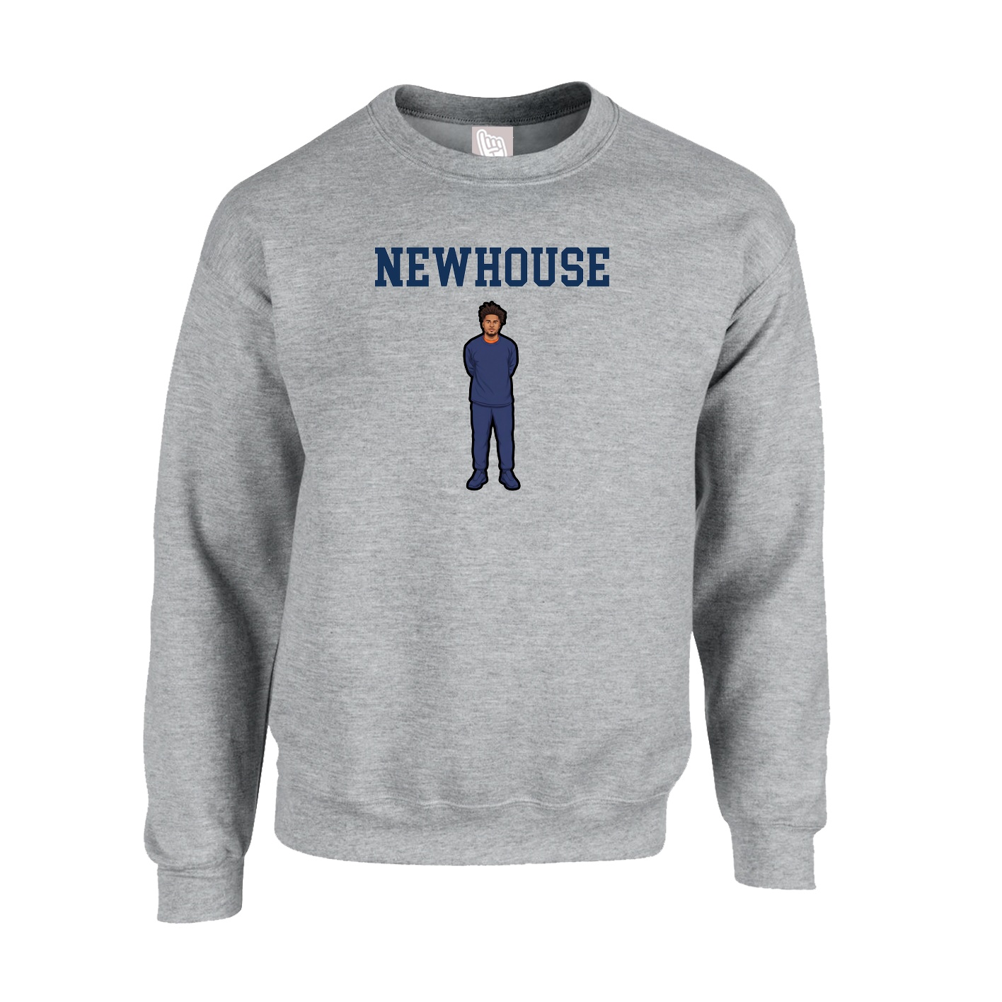 Fleece Crew — Shirsey in Grey