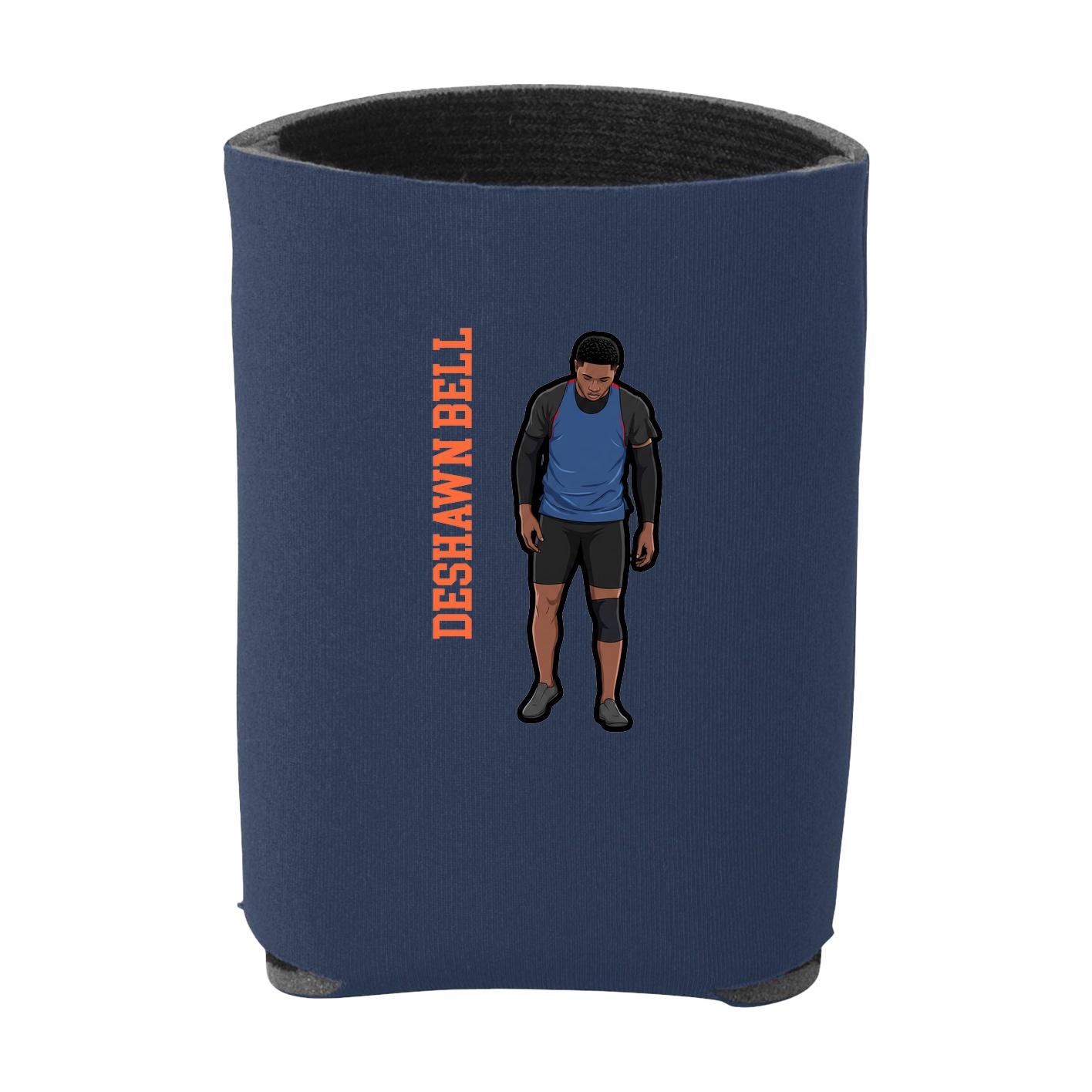 Can Holder — Name Vertical in Navy