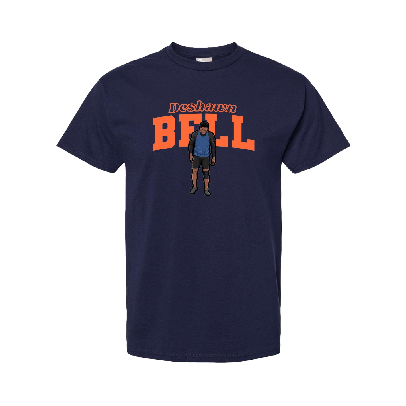 Youth Tee — Name Arch in Navy