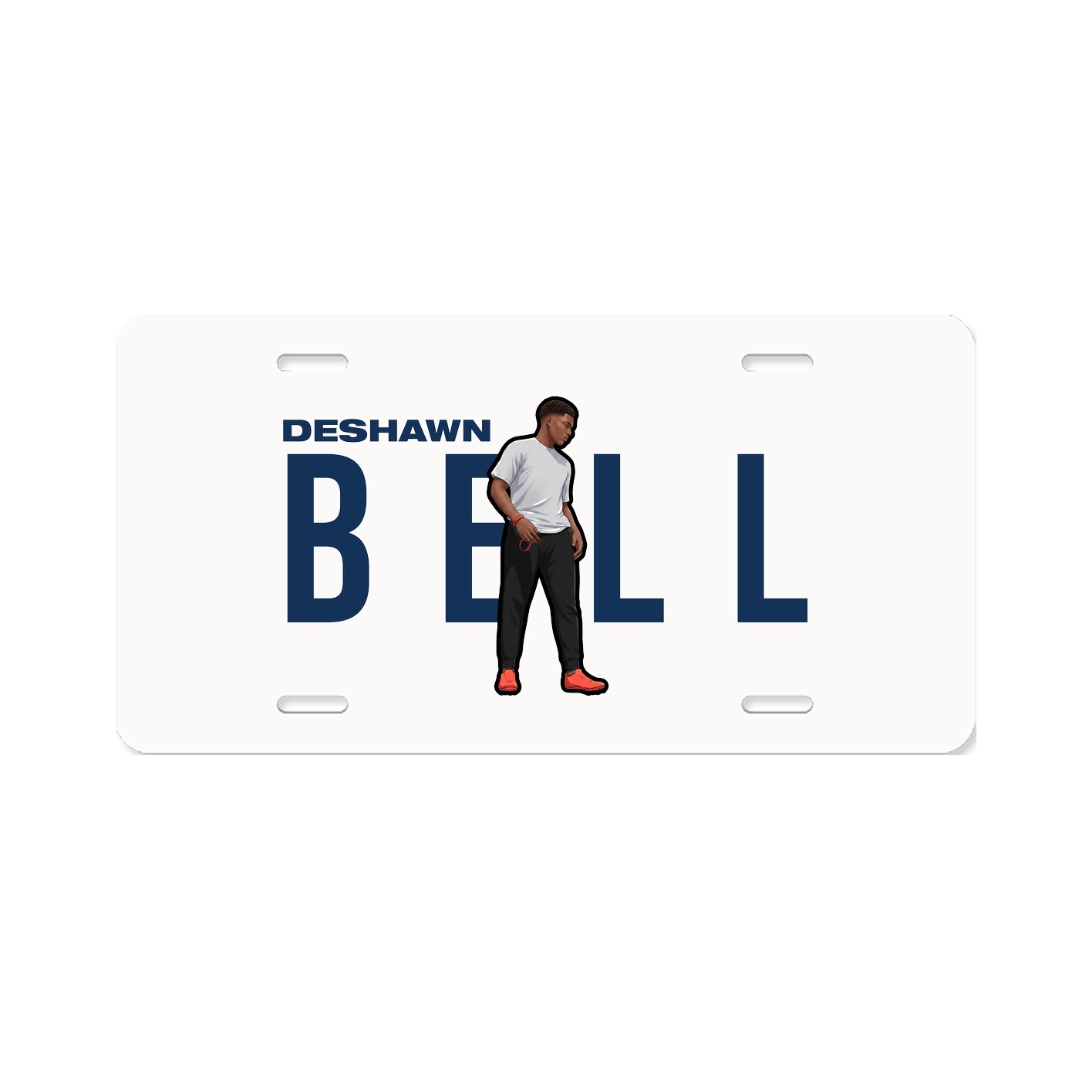 License Plate — Player Name in Classic