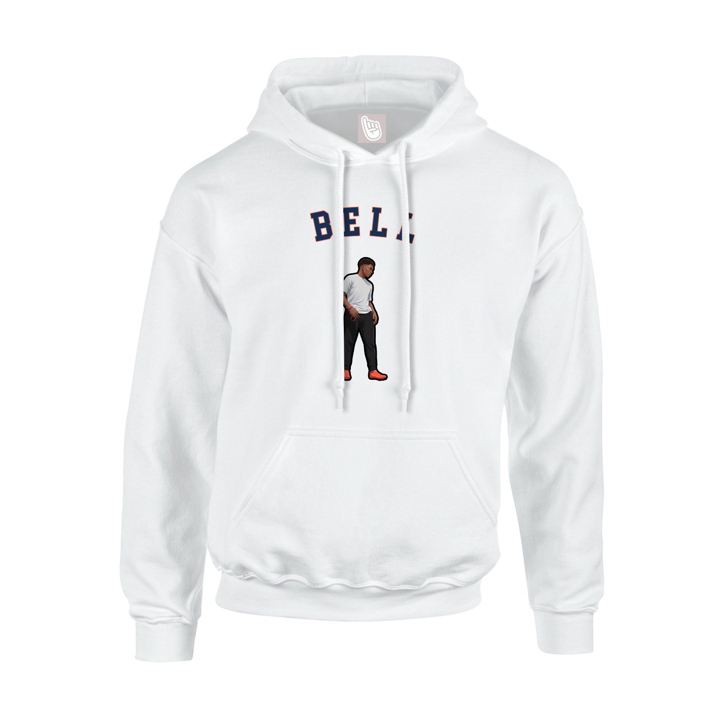 Hoodie — Shirsey Arch in White