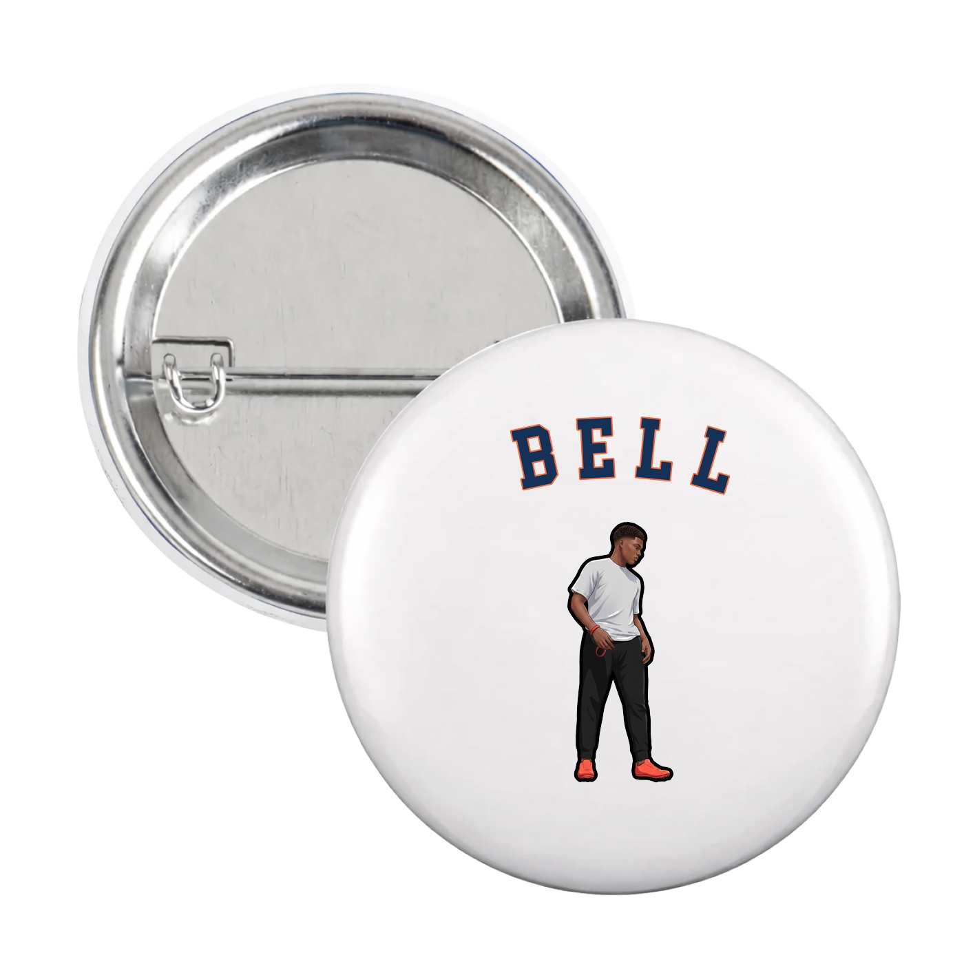 Game Day Button — Shirsey Arch in White
