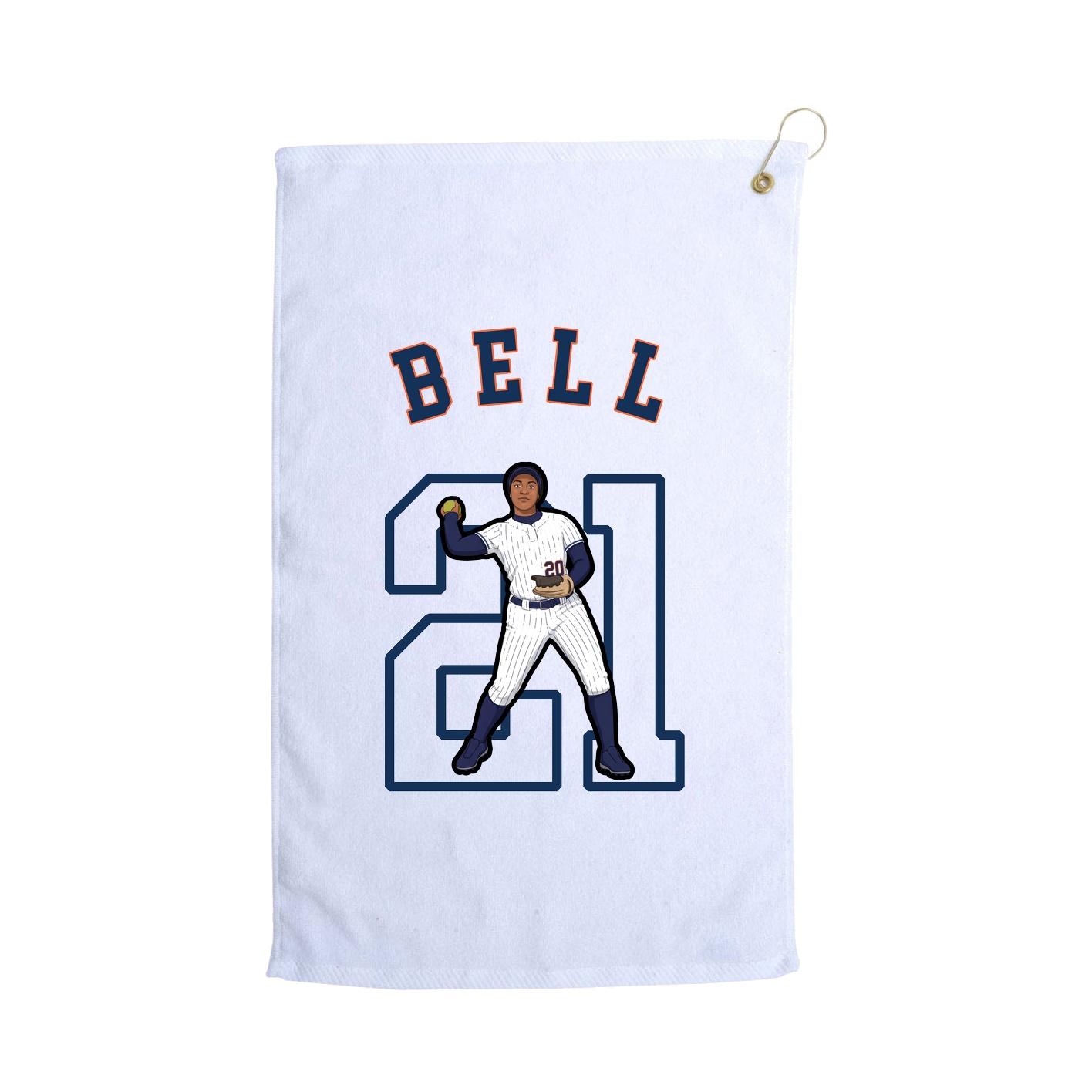 Golf Towel — Shirsey Arch in White