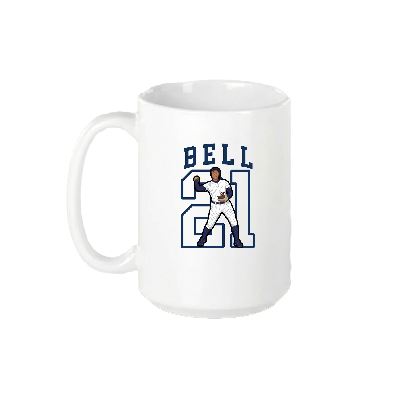 15oz Coffee Mug — Shirsey in White