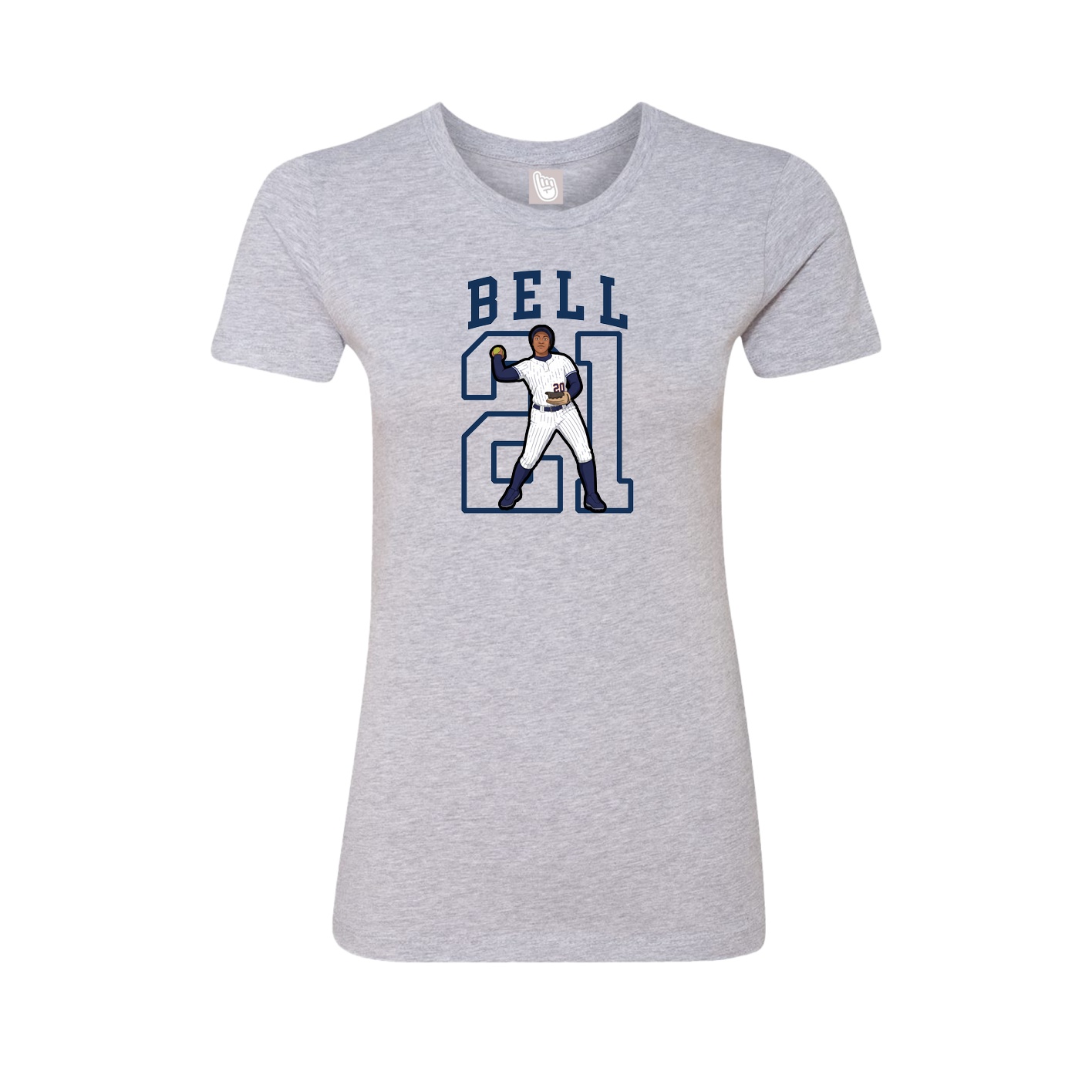 Fitted Women's Tee — Shirsey in Grey