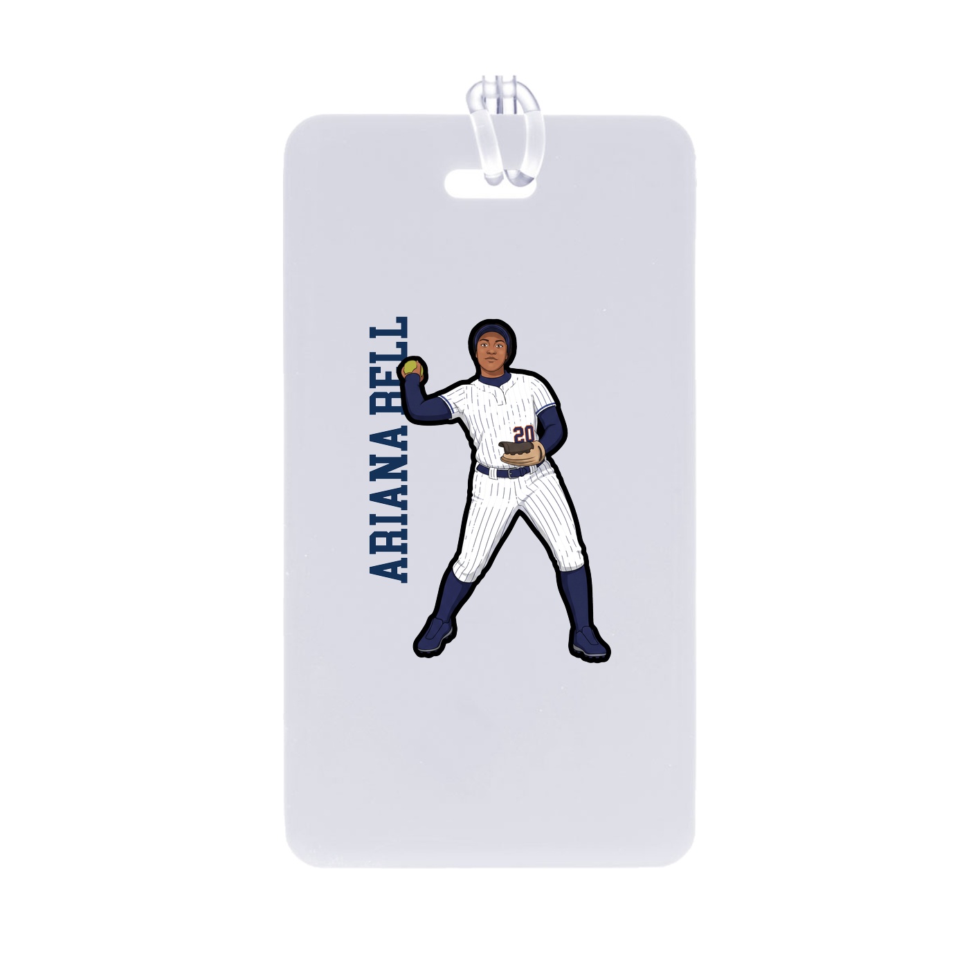 Bag Tag — Name Vertical in Classic