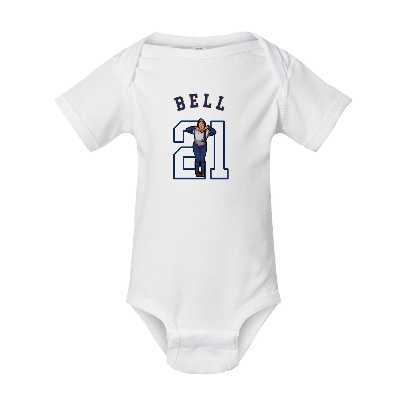 Baby Onesie — Shirsey Arch in White