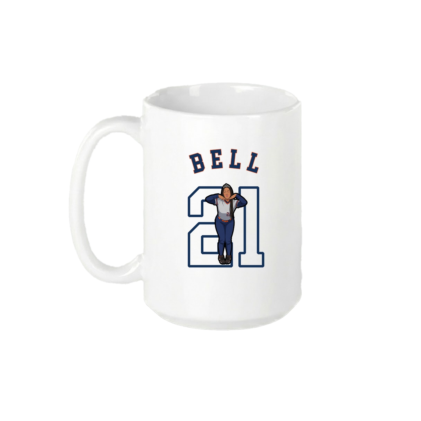 15oz Coffee Mug — Shirsey Arch in White