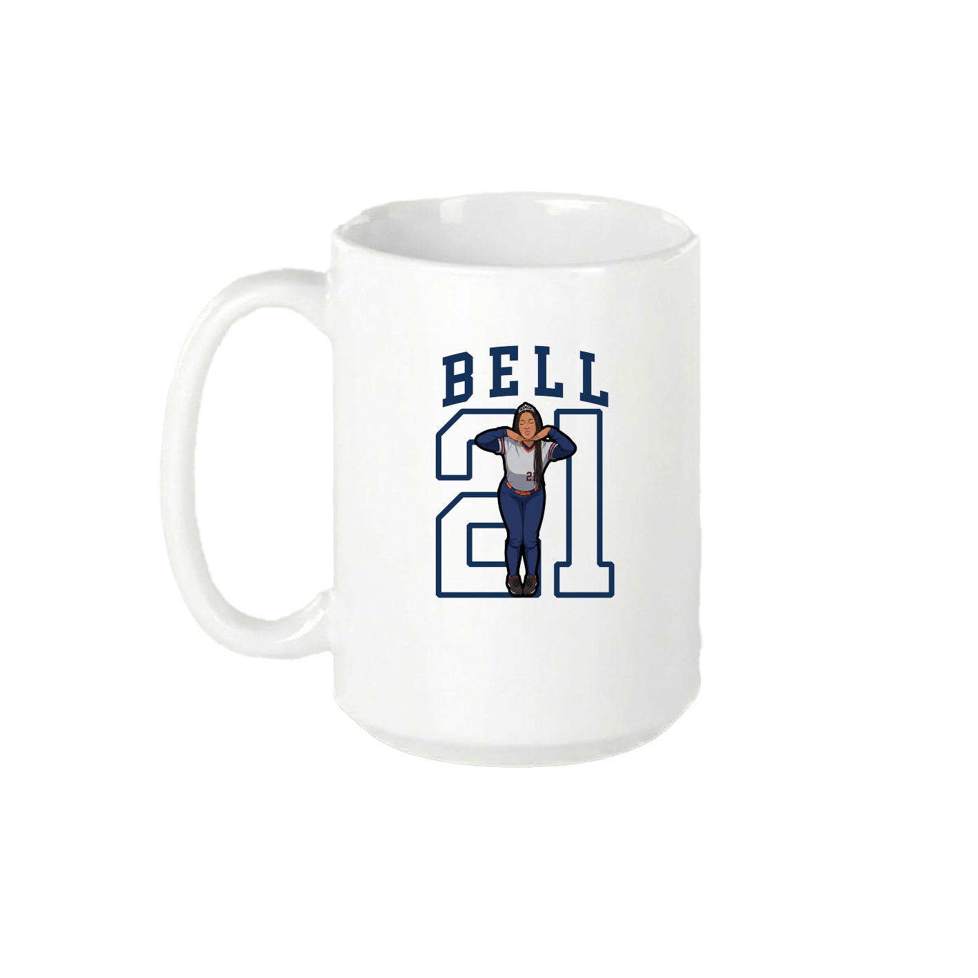 15oz Coffee Mug — Shirsey in White