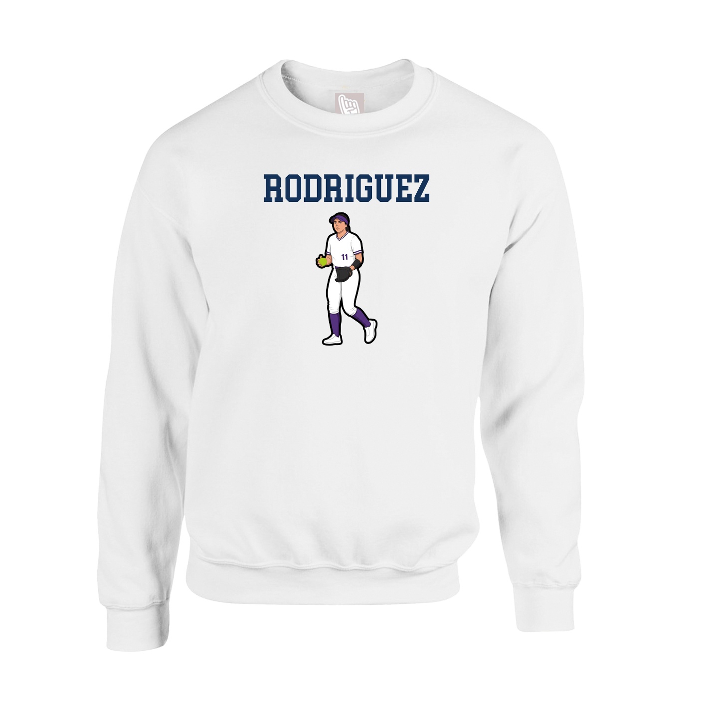 Fleece Crew — Shirsey in White