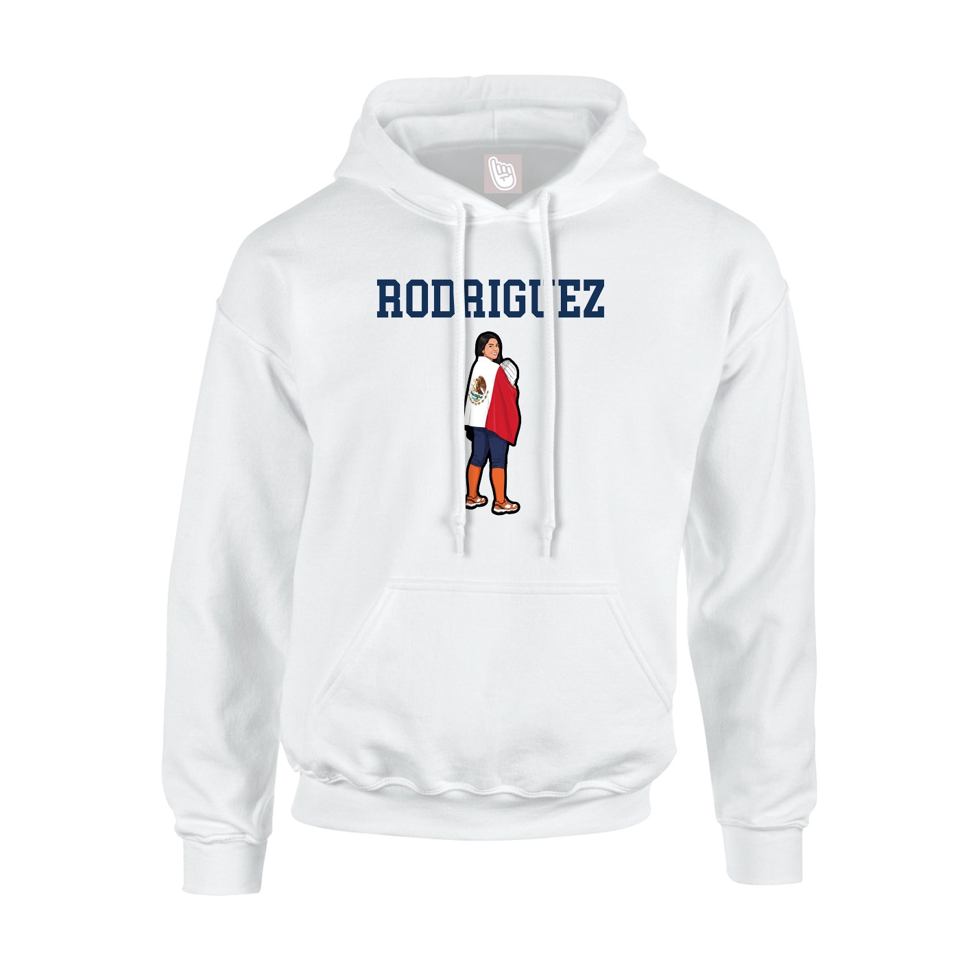 Hoodie — Shirsey in White