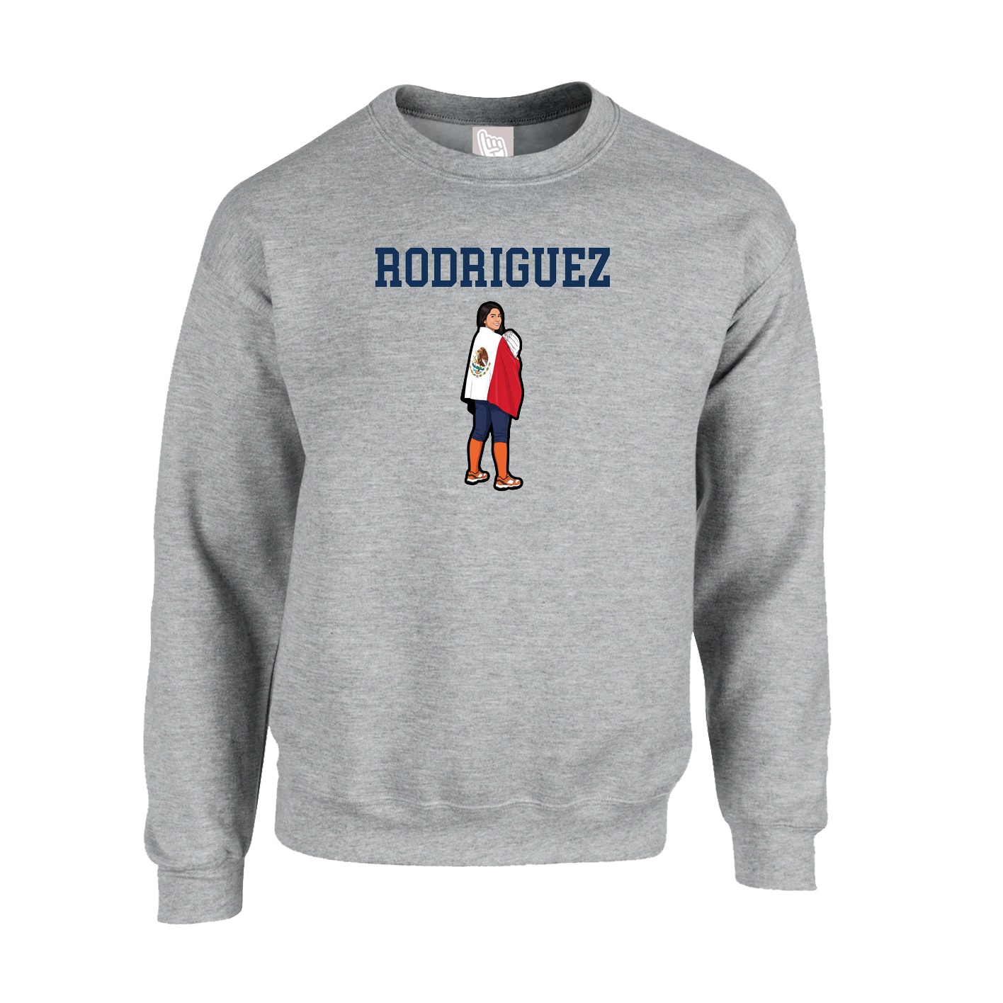 Fleece Crew — Shirsey in Grey