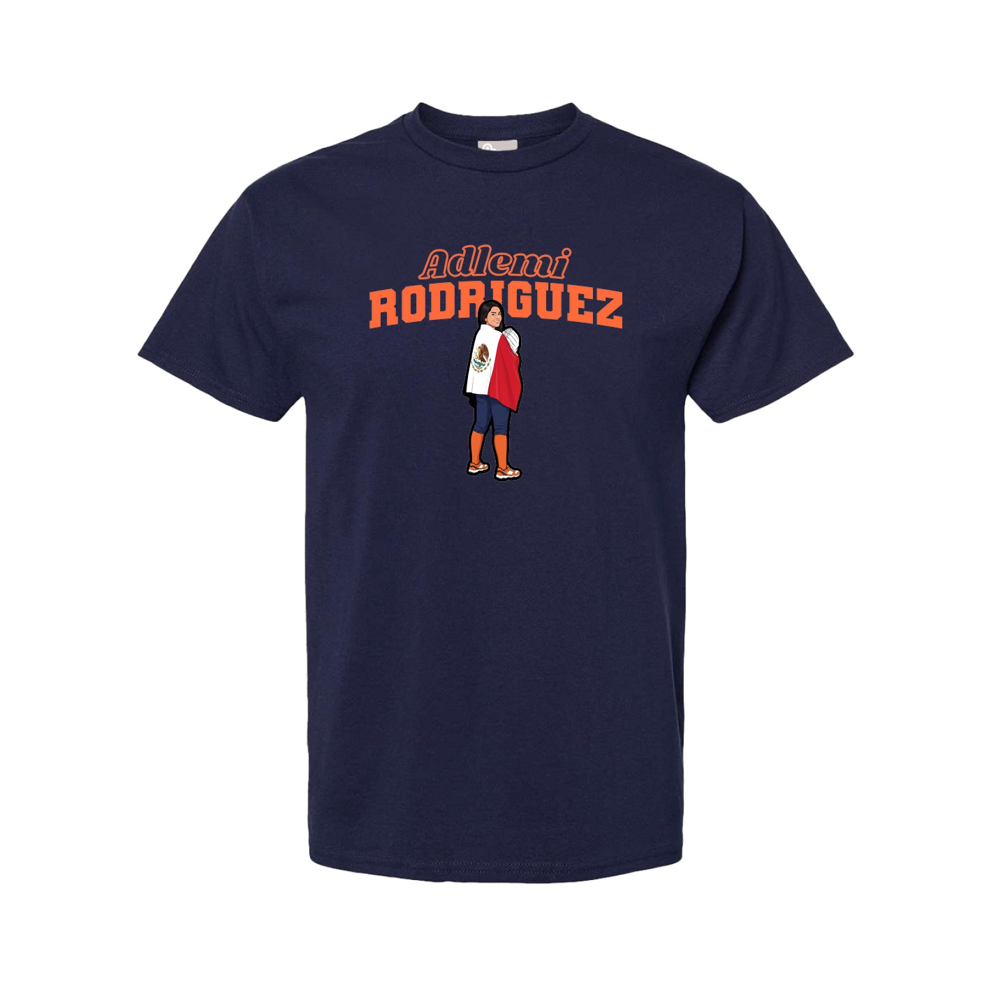 Tee — Name Arch in Navy