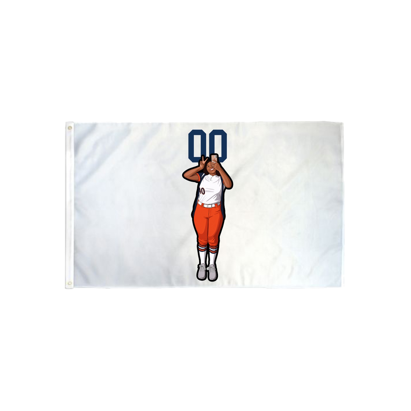 3x5 Flag — Number Top in Classic