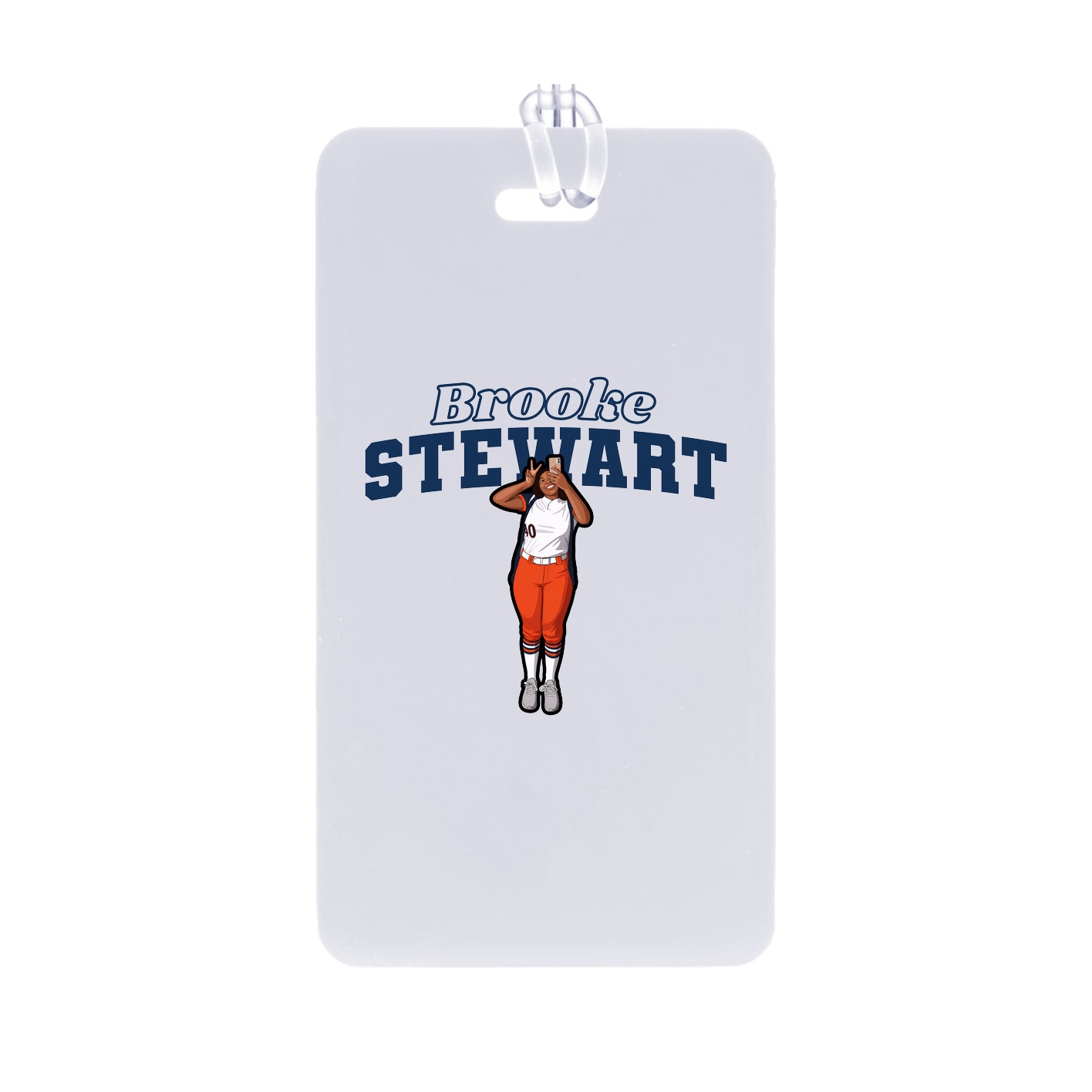 Bag Tag — Name Arch in Classic