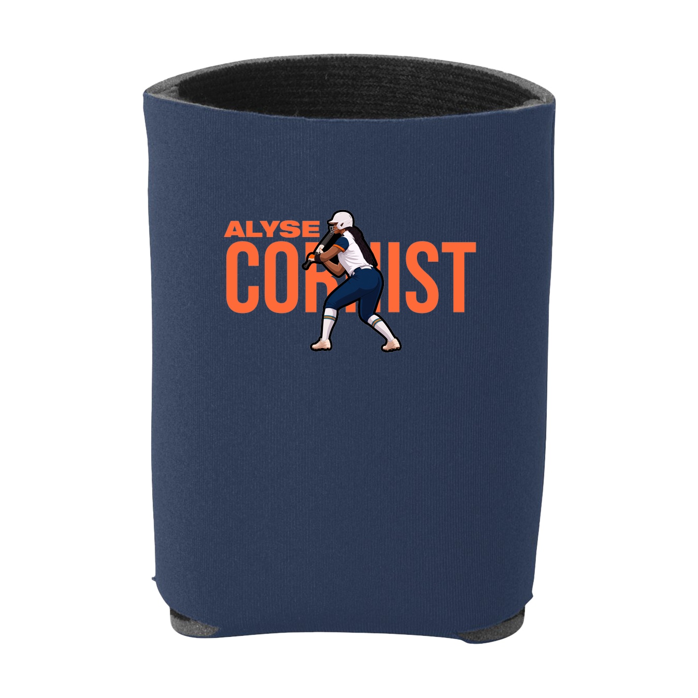 Can Holder — Player Name in Navy