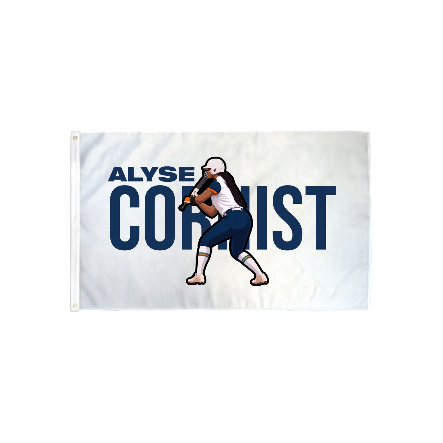 3x5 Flag — Player Name in Classic