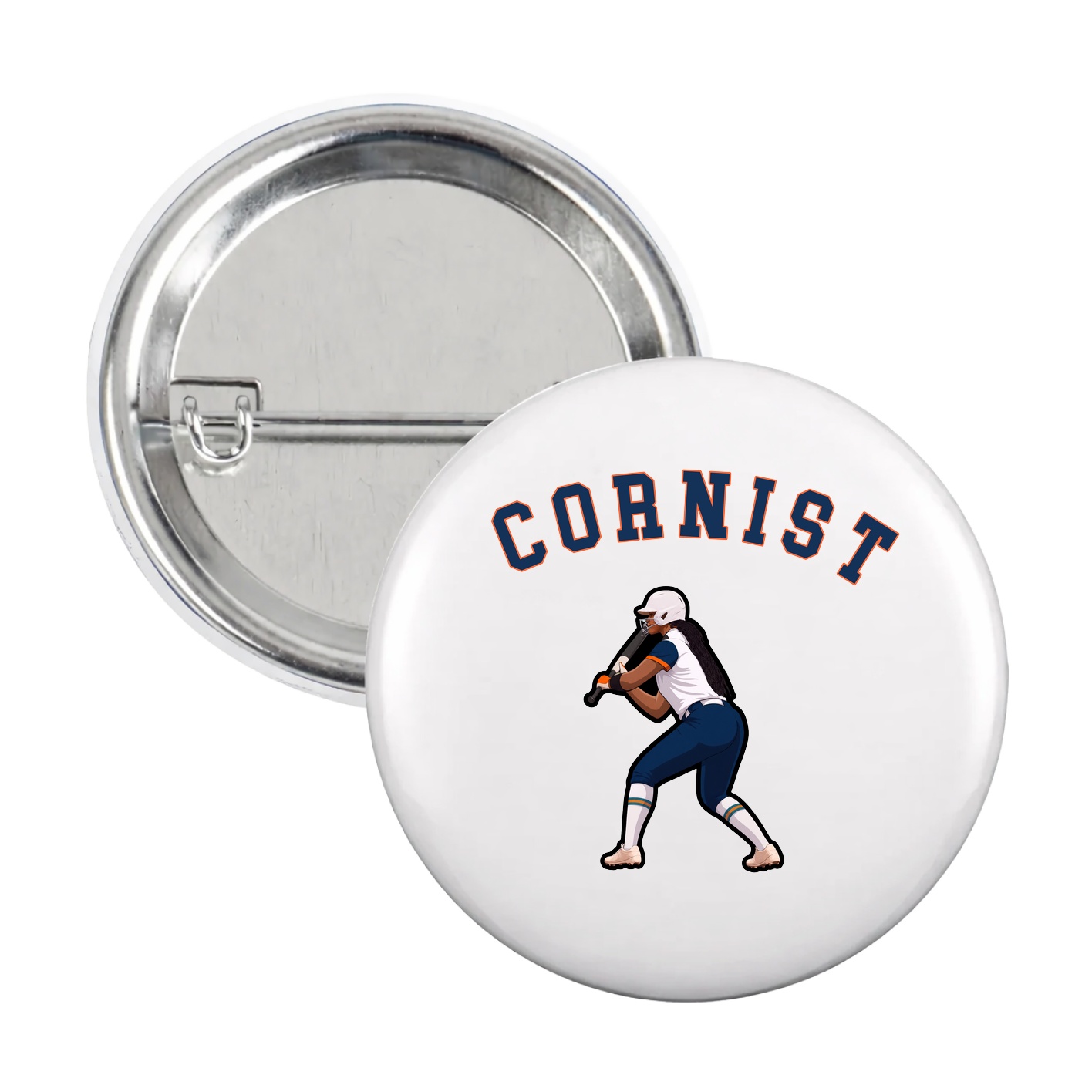 Game Day Button — Shirsey Arch in White