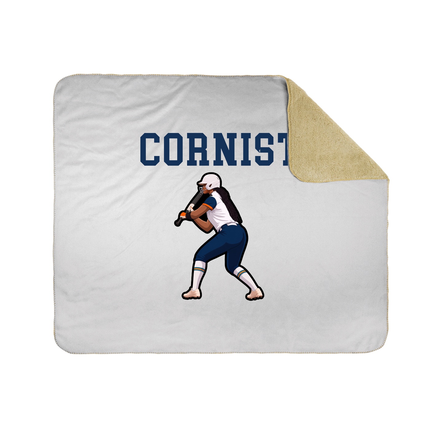 Throw Blanket — Shirsey in White