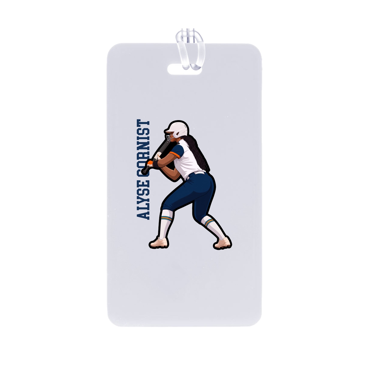 Bag Tag — Name Vertical in Classic