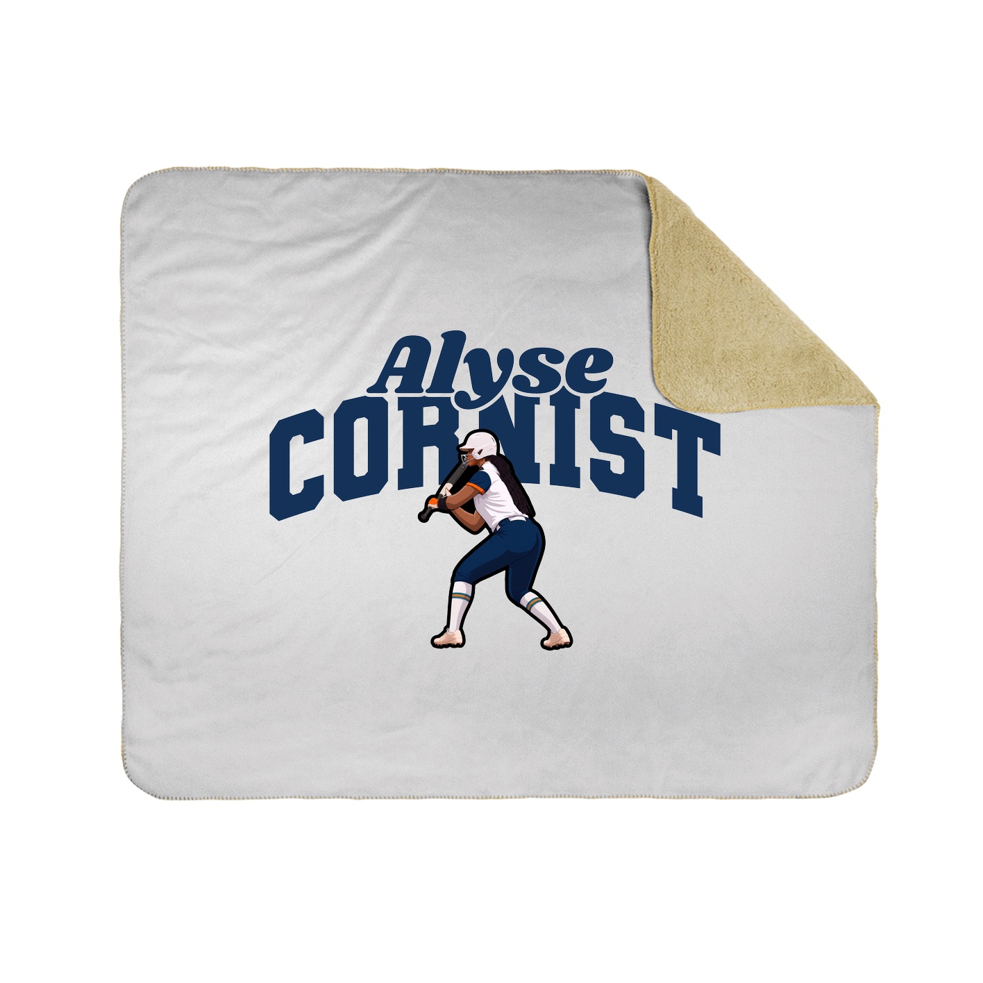 Throw Blanket — Signature Arch in White