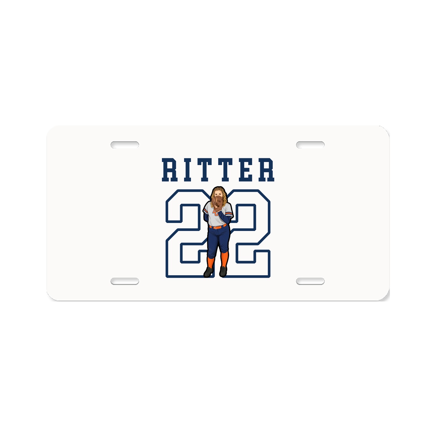 License Plate — Shirsey in Classic