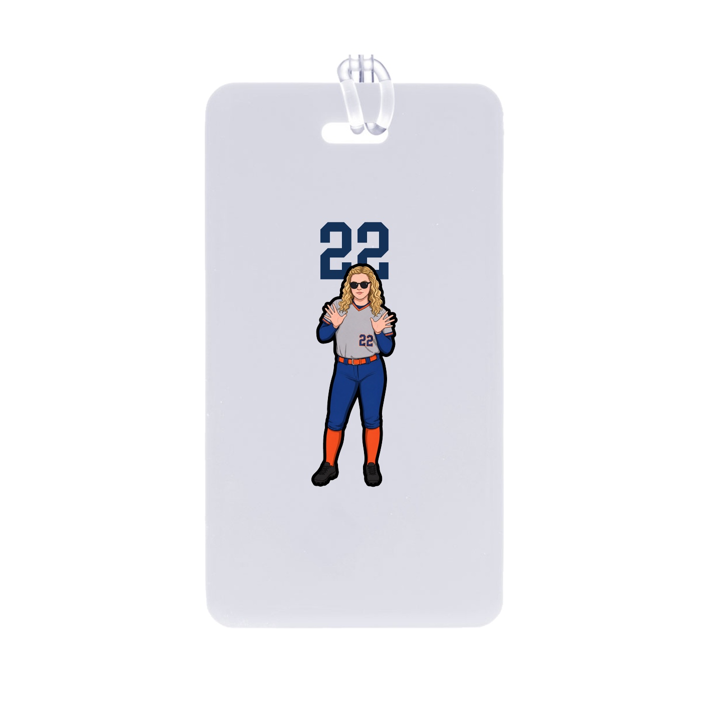 Bag Tag — Number Top in Classic