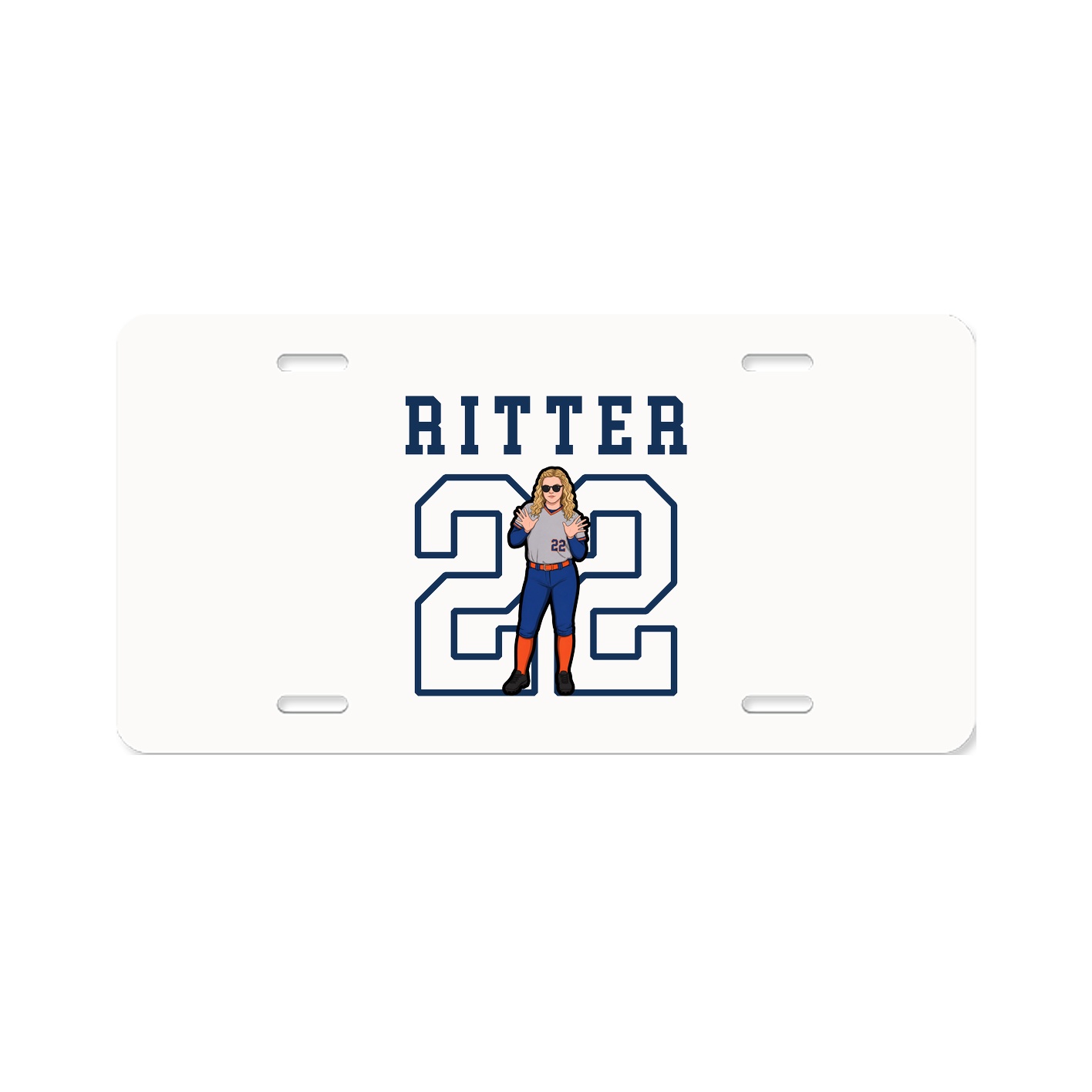 License Plate — Shirsey in Classic