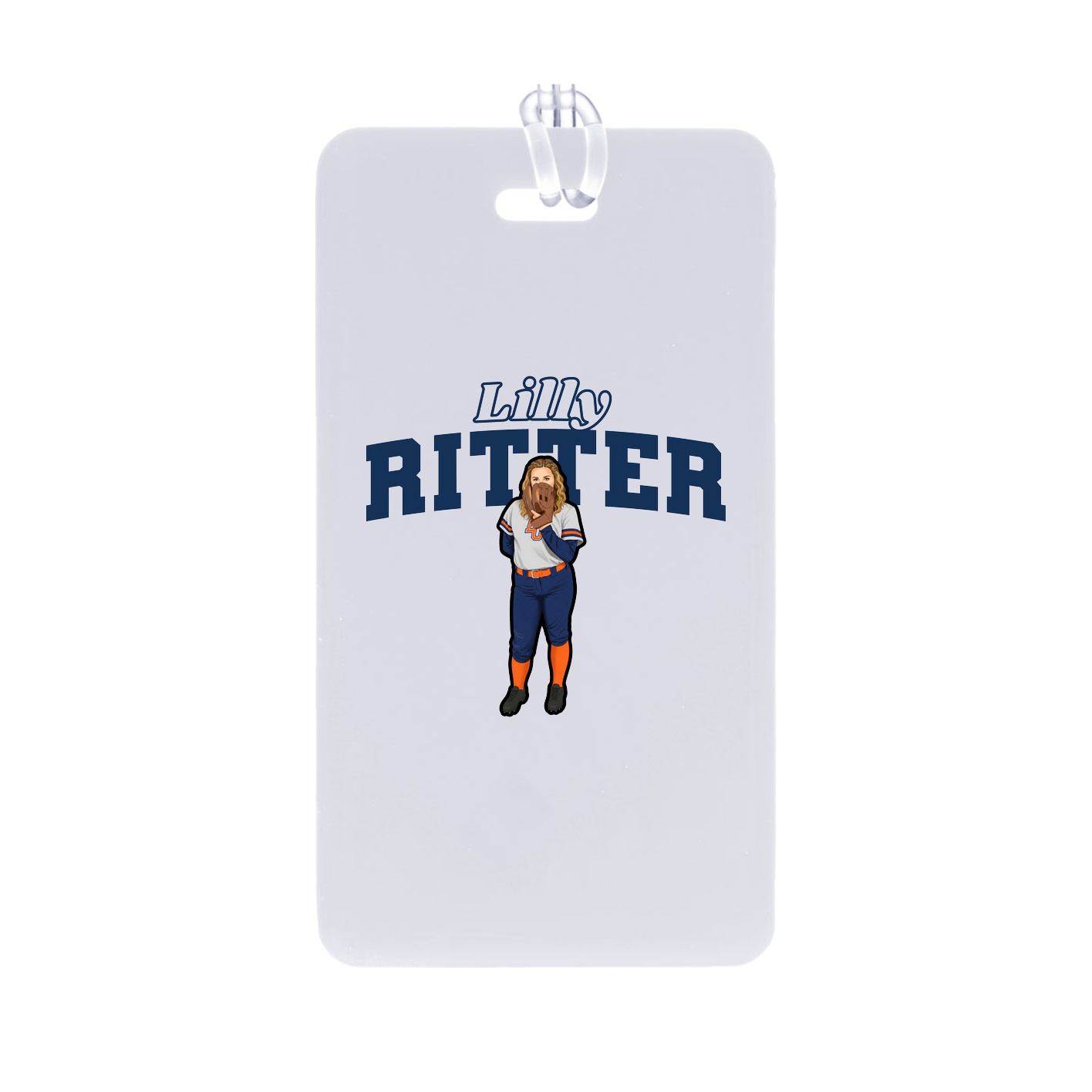 Bag Tag — Name Arch in Classic