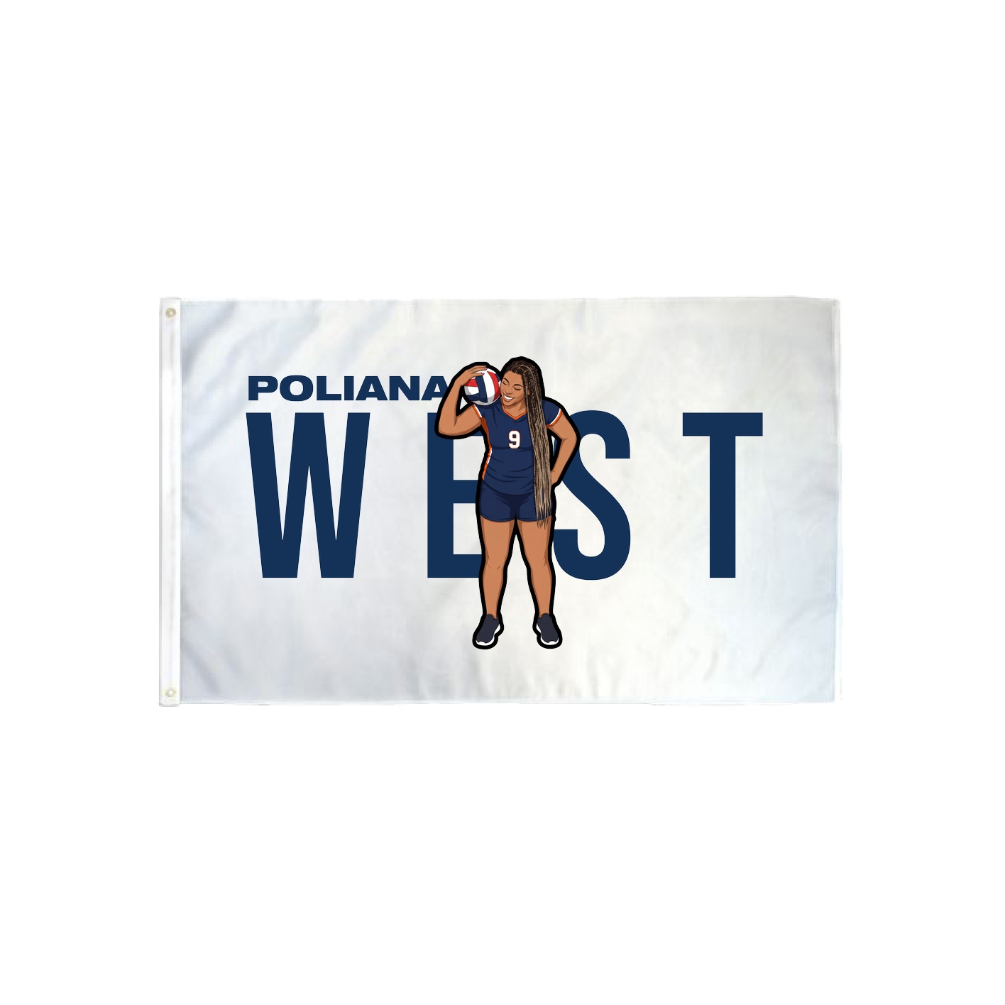 3x5 Flag — Player Name in Classic