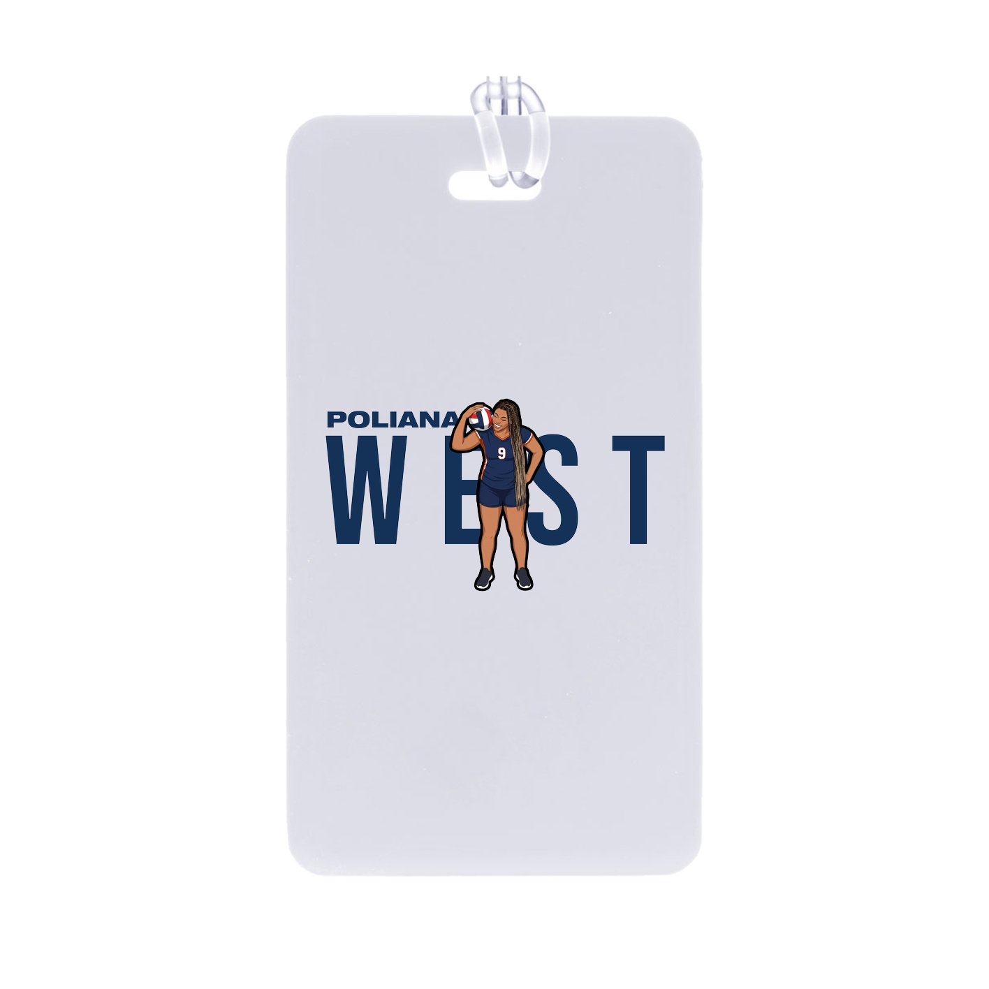 Bag Tag — Player Name in Classic