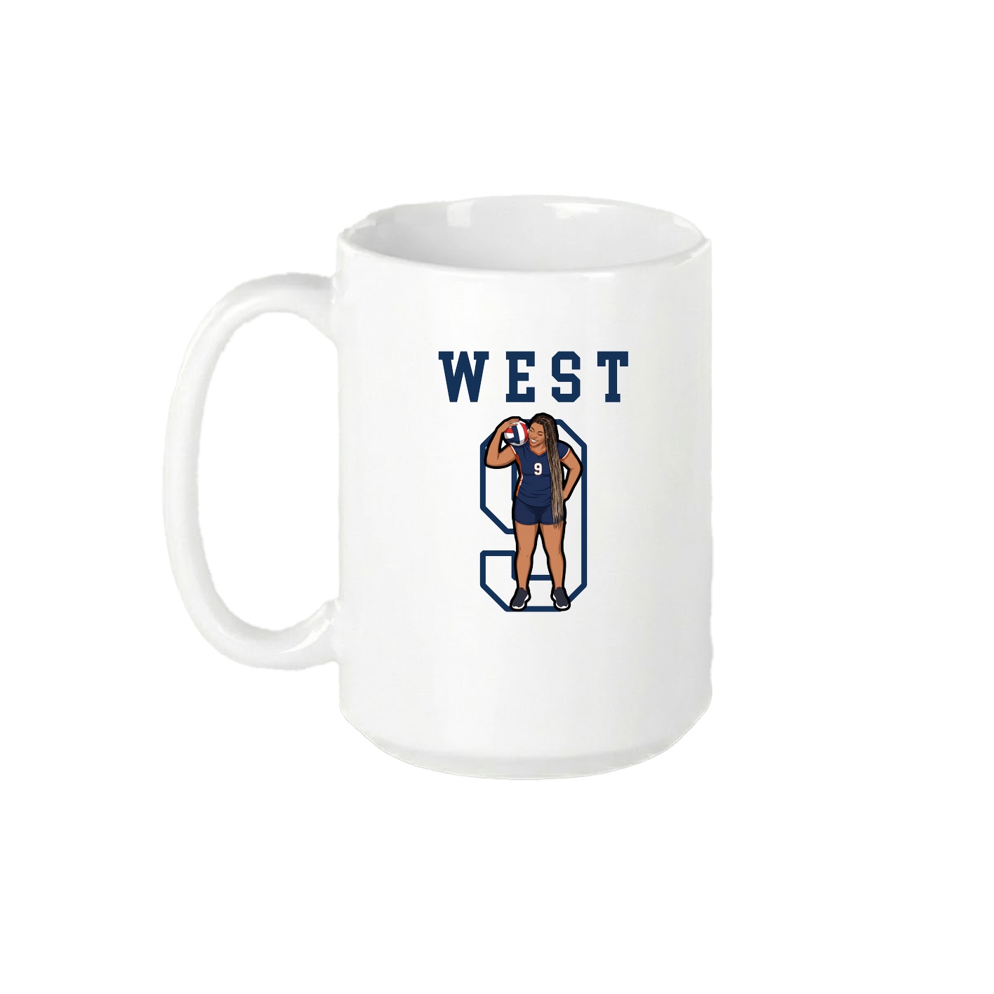 15oz Coffee Mug — Shirsey in White