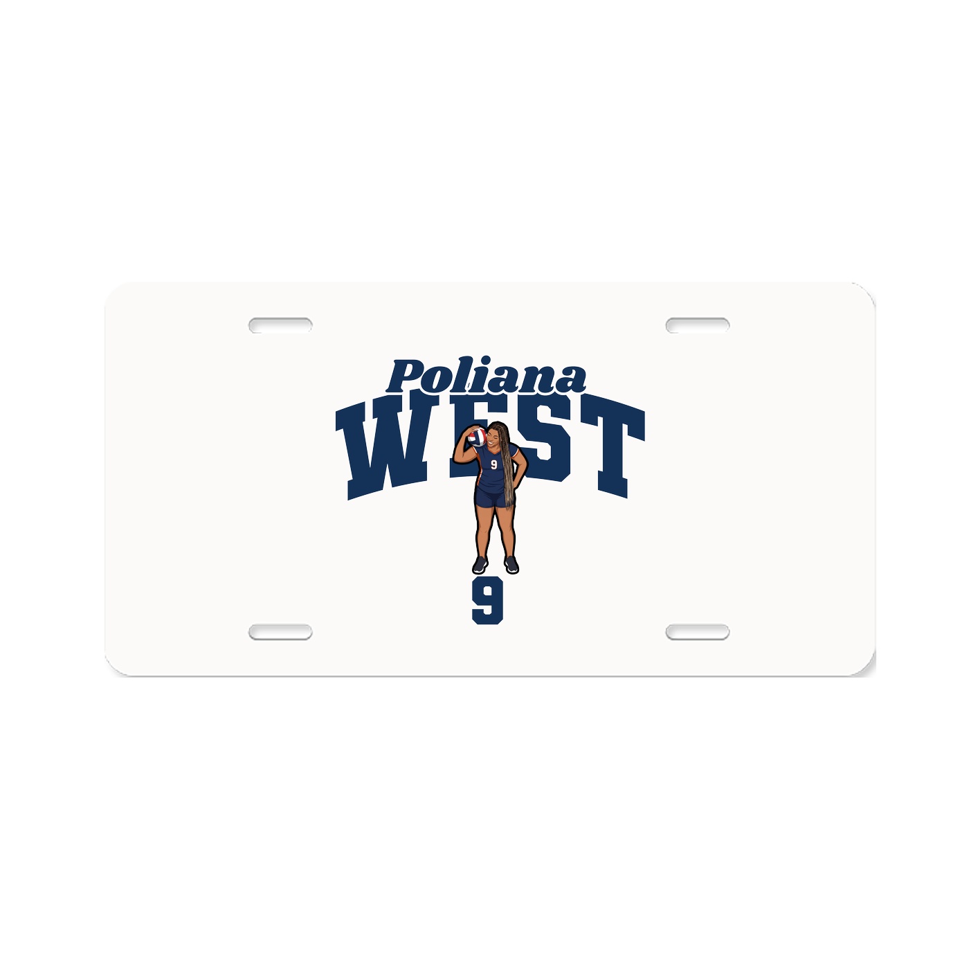 License Plate — Signature Arch in Classic