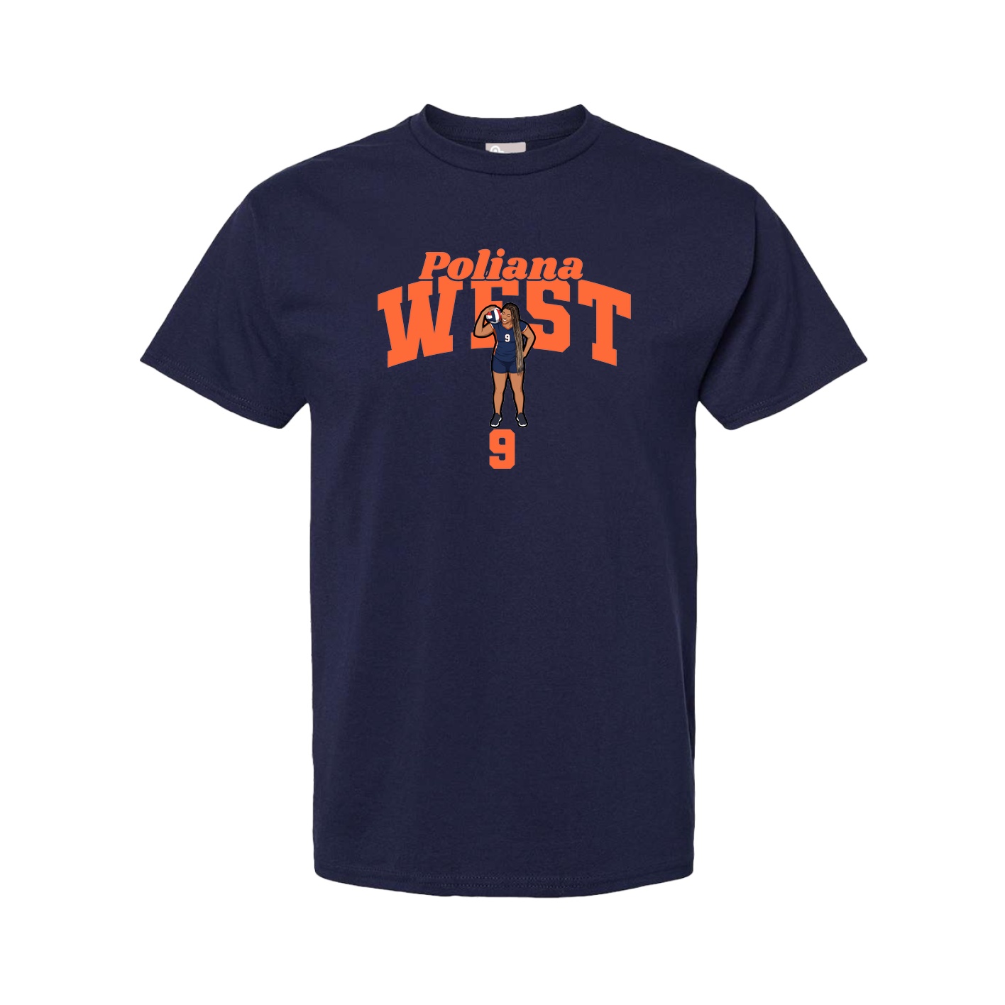 Youth Tee — Signature Arch in Navy