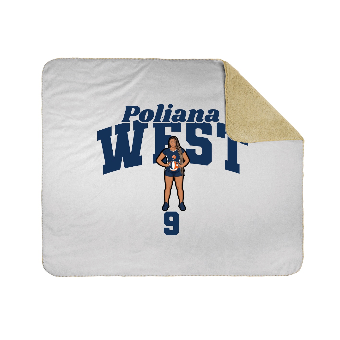 Throw Blanket — Signature Arch in White