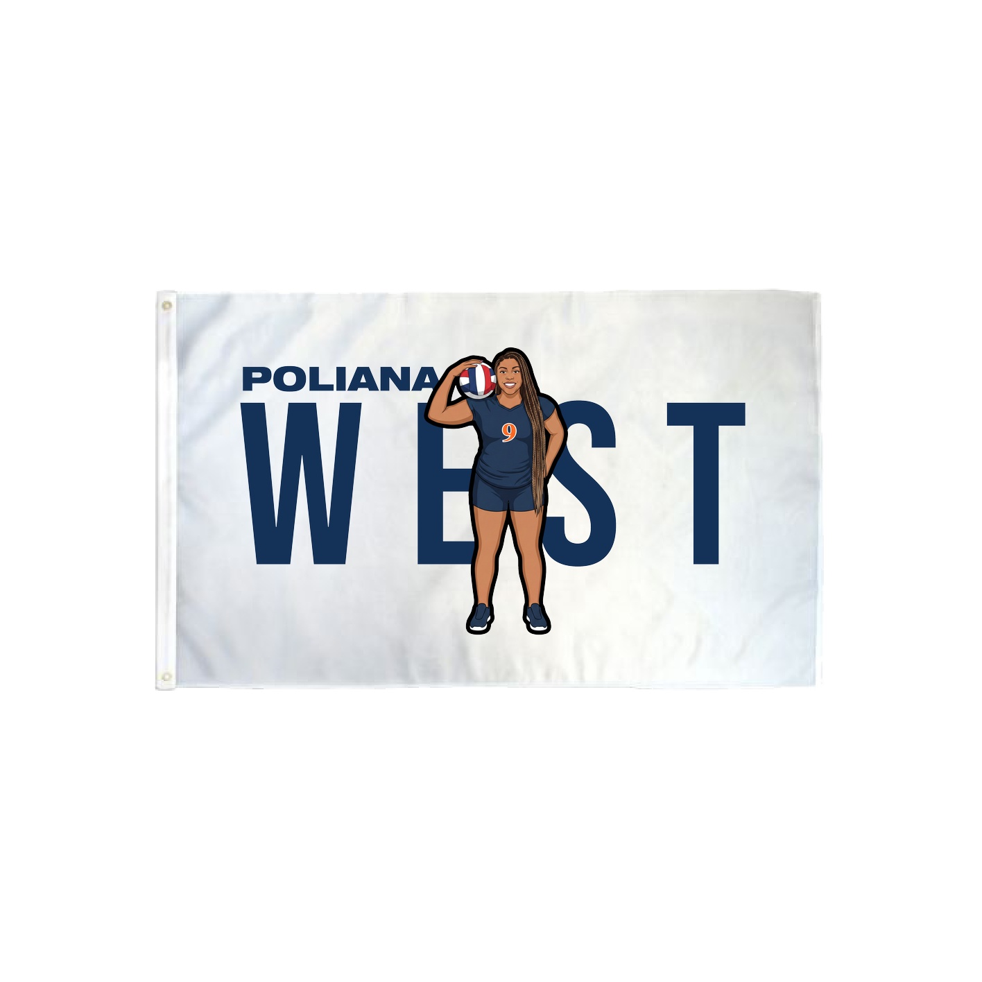 3x5 Flag — Player Name in Classic