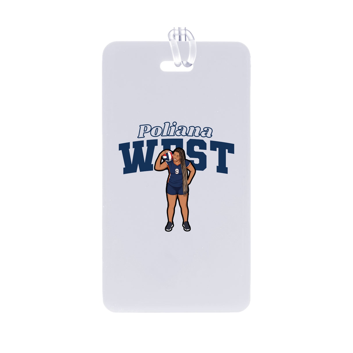Bag Tag — Name Arch in Classic