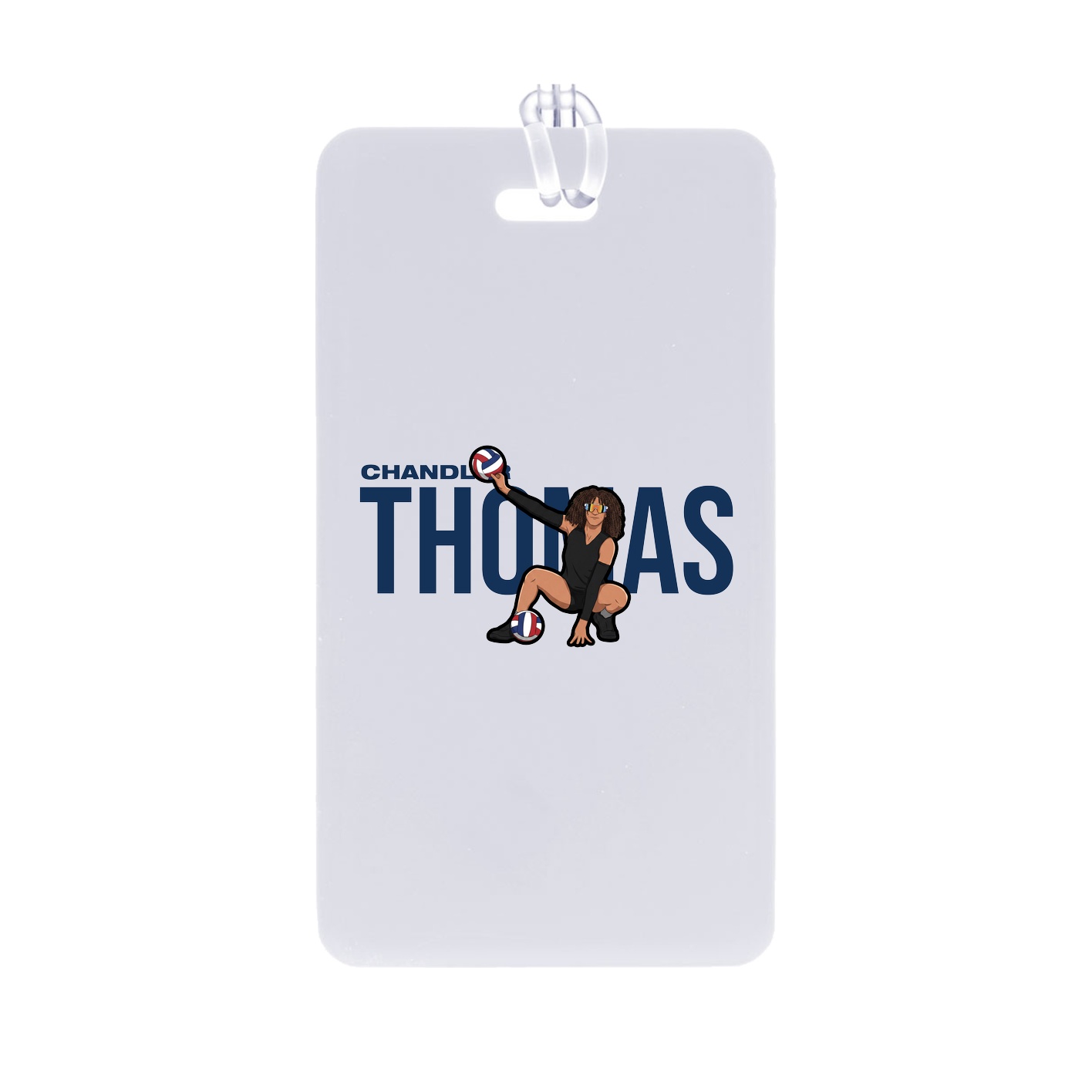 Bag Tag — Player Name in Classic