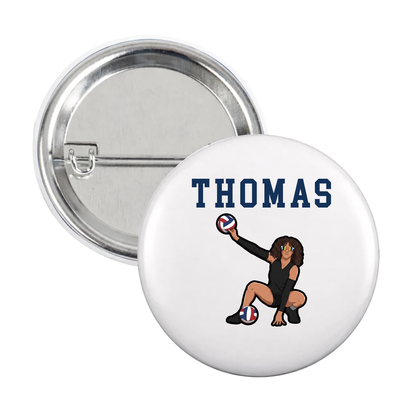 Game Day Button — Shirsey in White