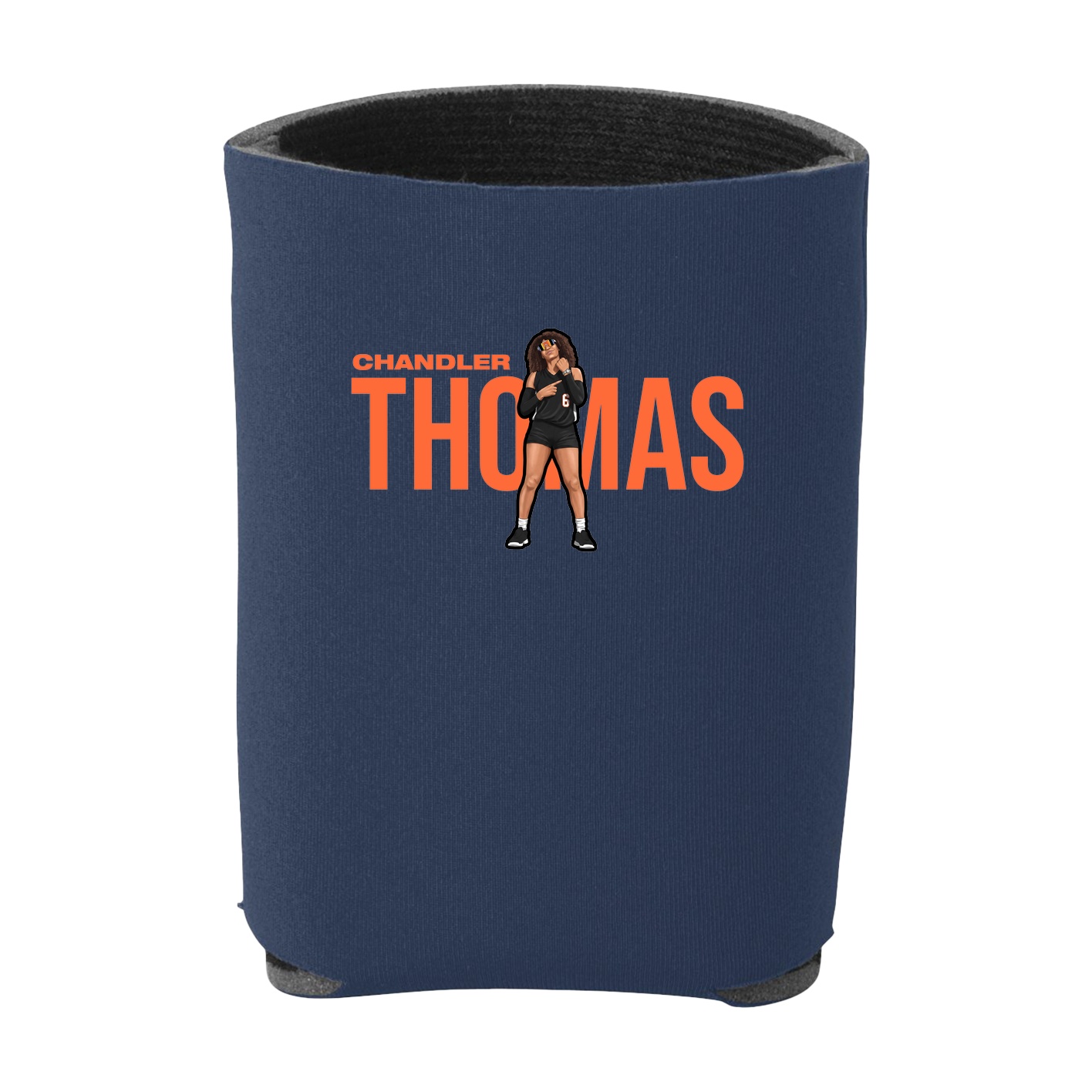 Can Holder — Player Name in Navy