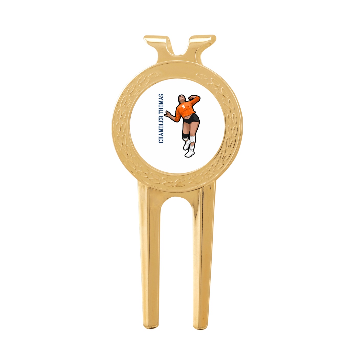 Divot Tool with Ball Marker — Name Vertical in Classic