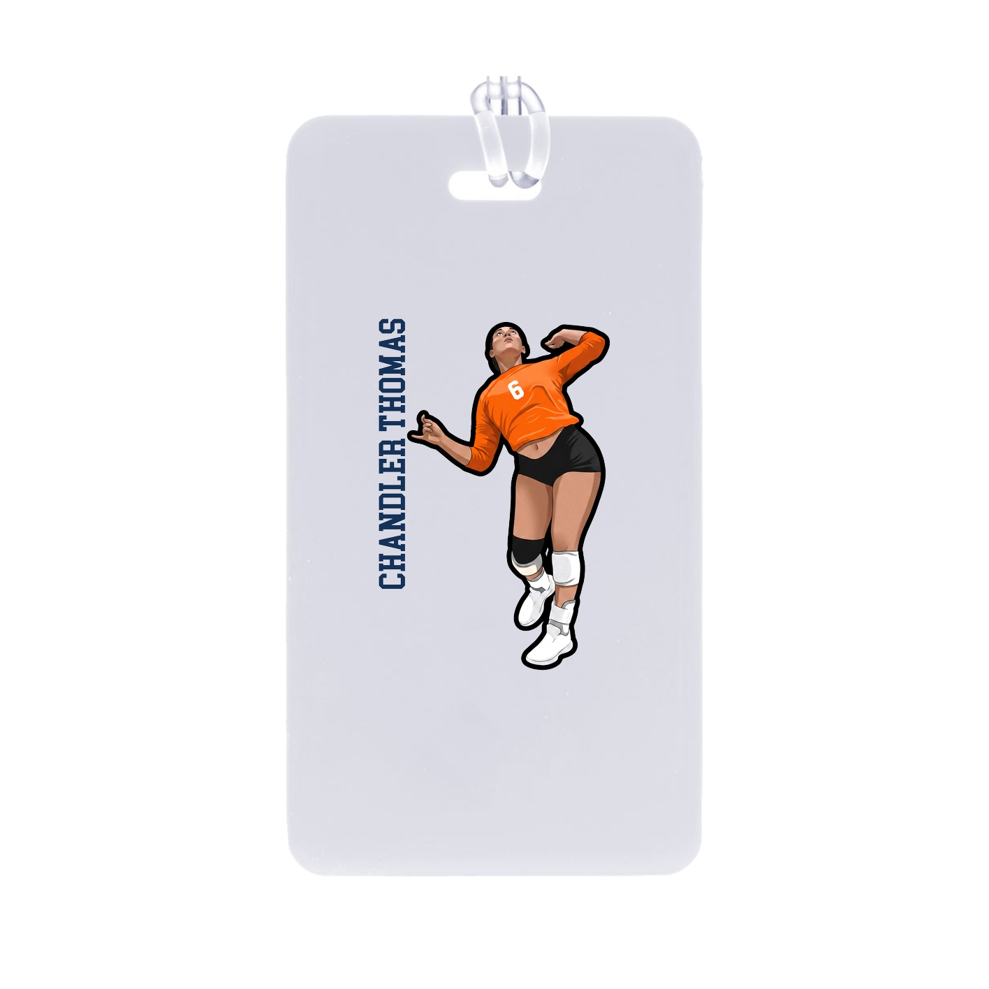 Bag Tag — Name Vertical in Classic