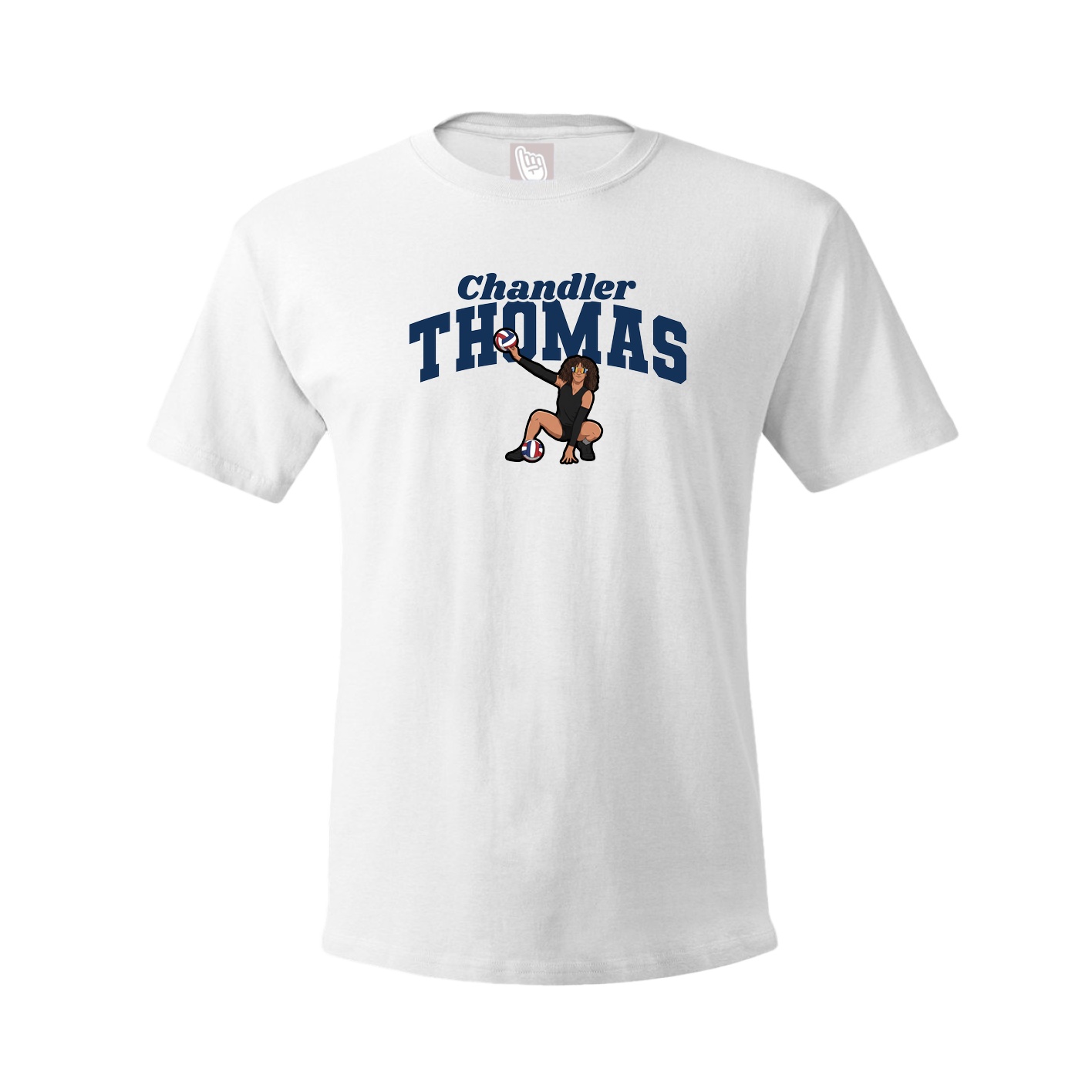 Youth Tee — Signature Arch in White