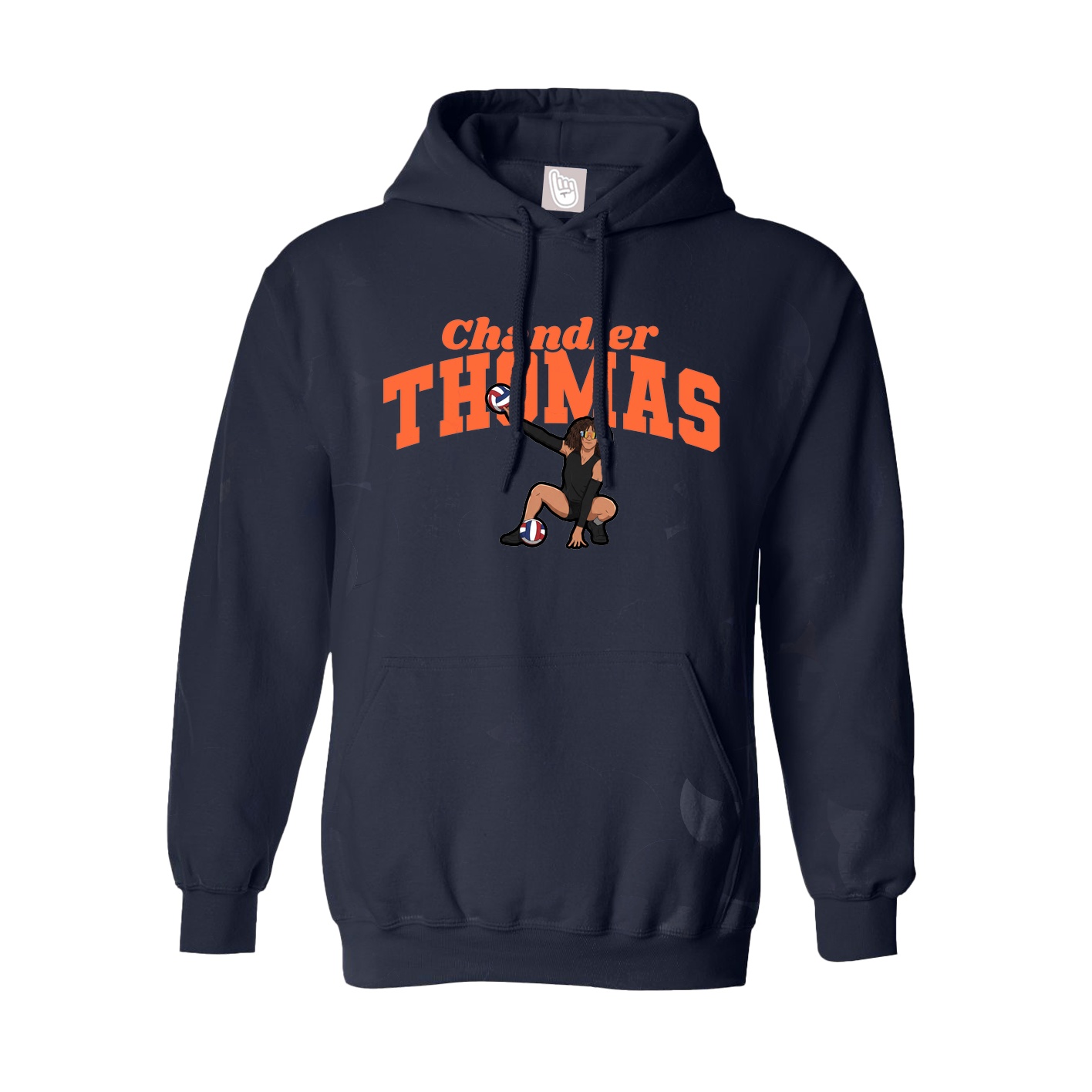 Hoodie — Signature Arch in Navy