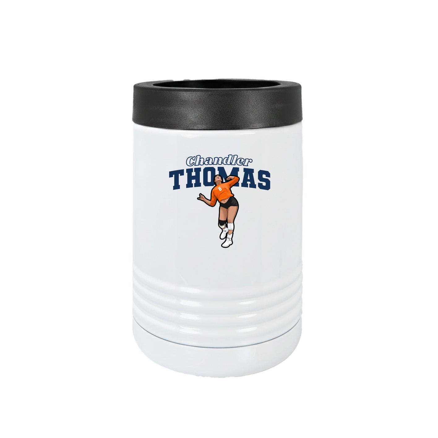 Beverage Holder — Name Arch in White
