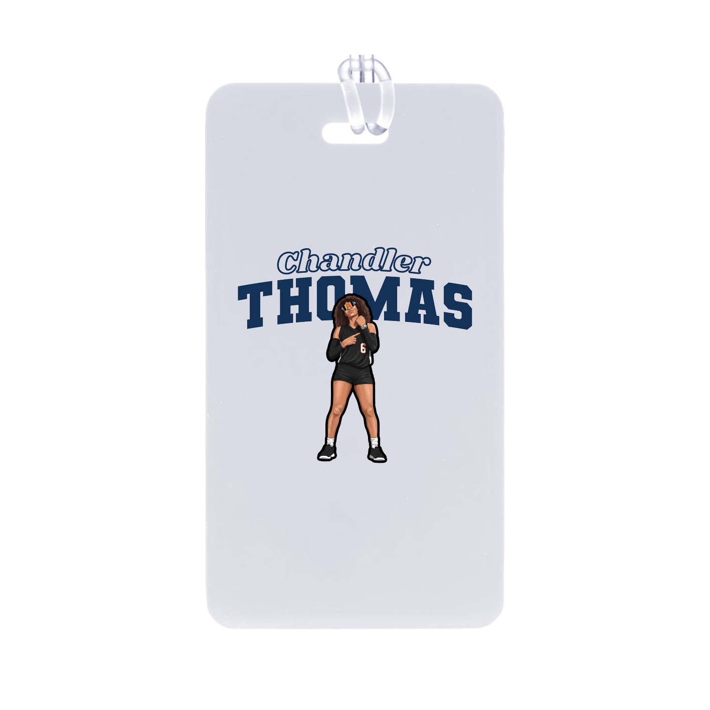 Bag Tag — Name Arch in Classic