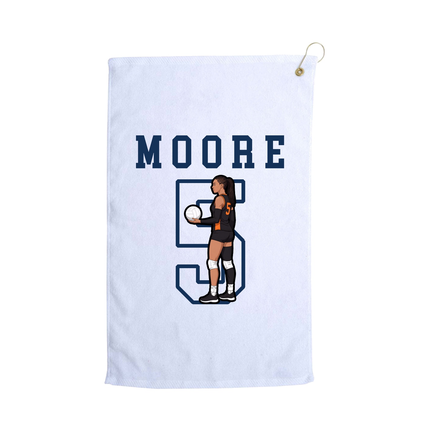 Golf Towel — Shirsey in White
