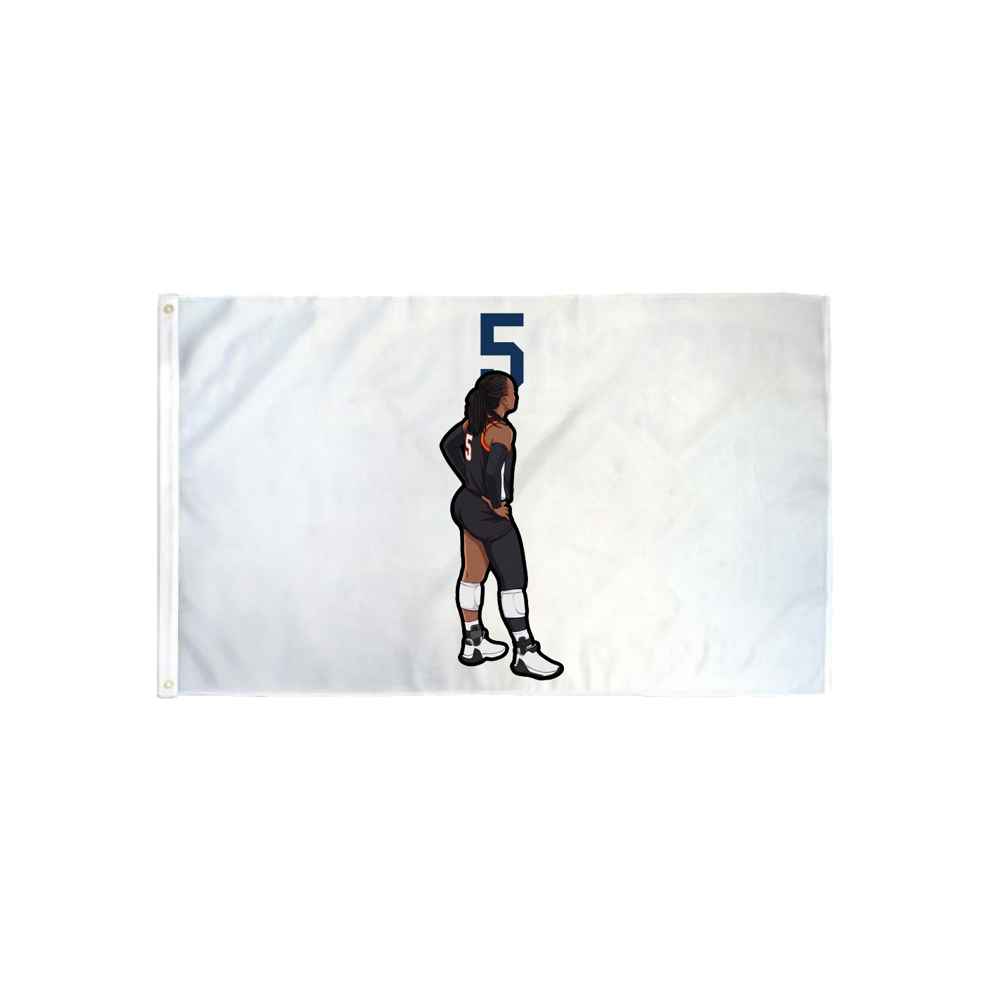 3x5 Flag — Number Top in Classic