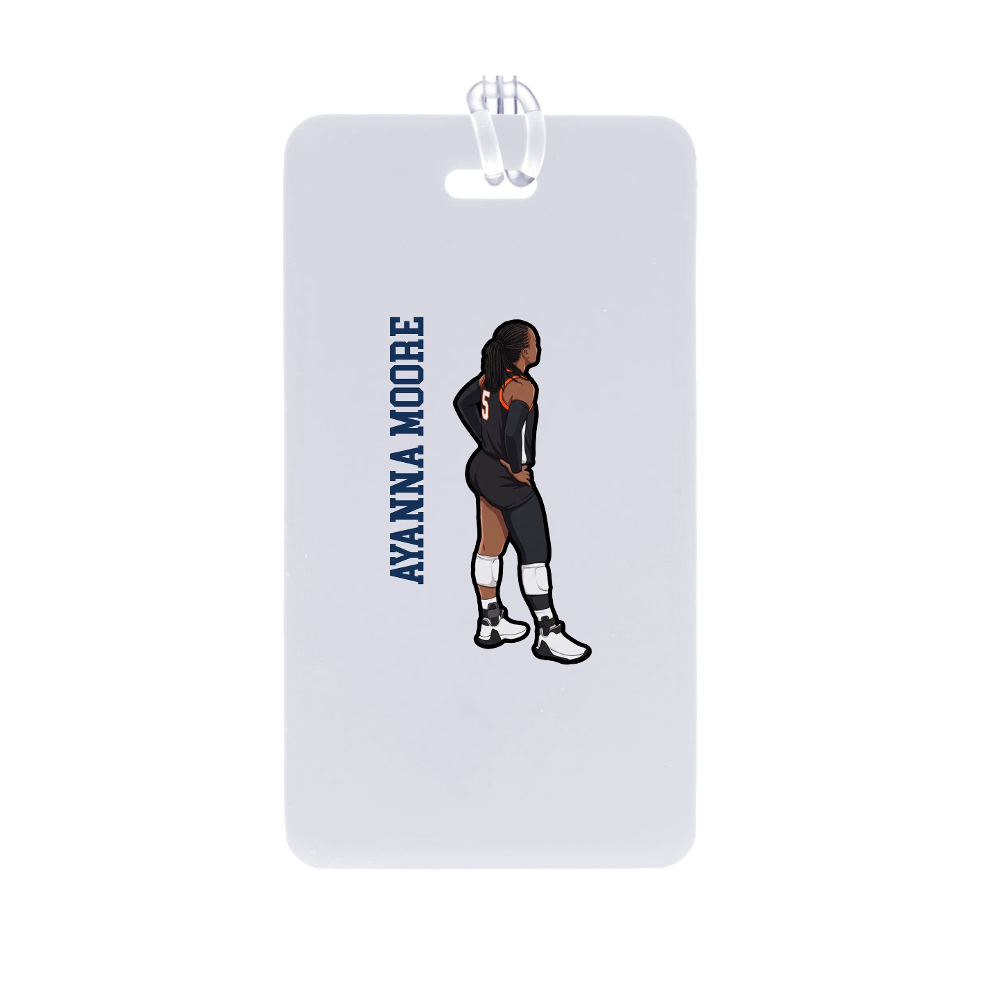 Bag Tag — Name Vertical in Classic